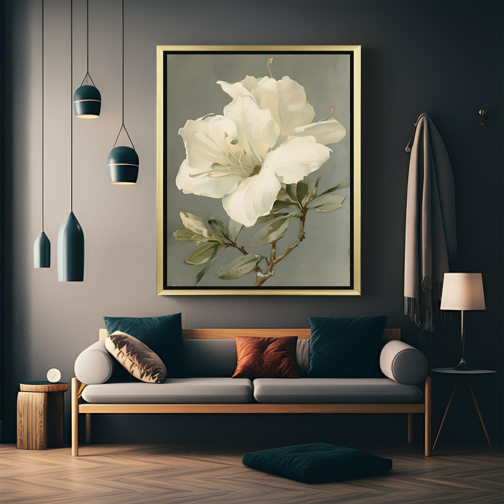 Nature’s Canvas: Elegant Floral Wall Art for Modern Homes - (FLO - 119)