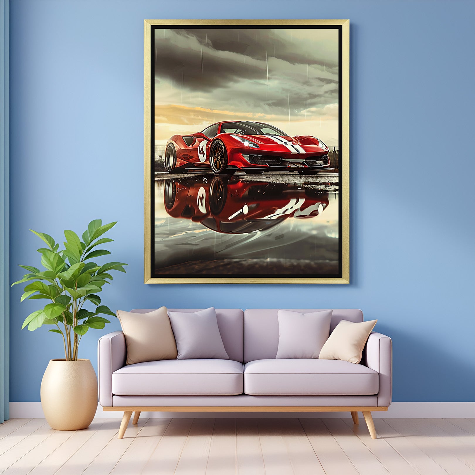 Road Legends: Stunning Car Canvas Art for Your Walls - (CAR - 118)