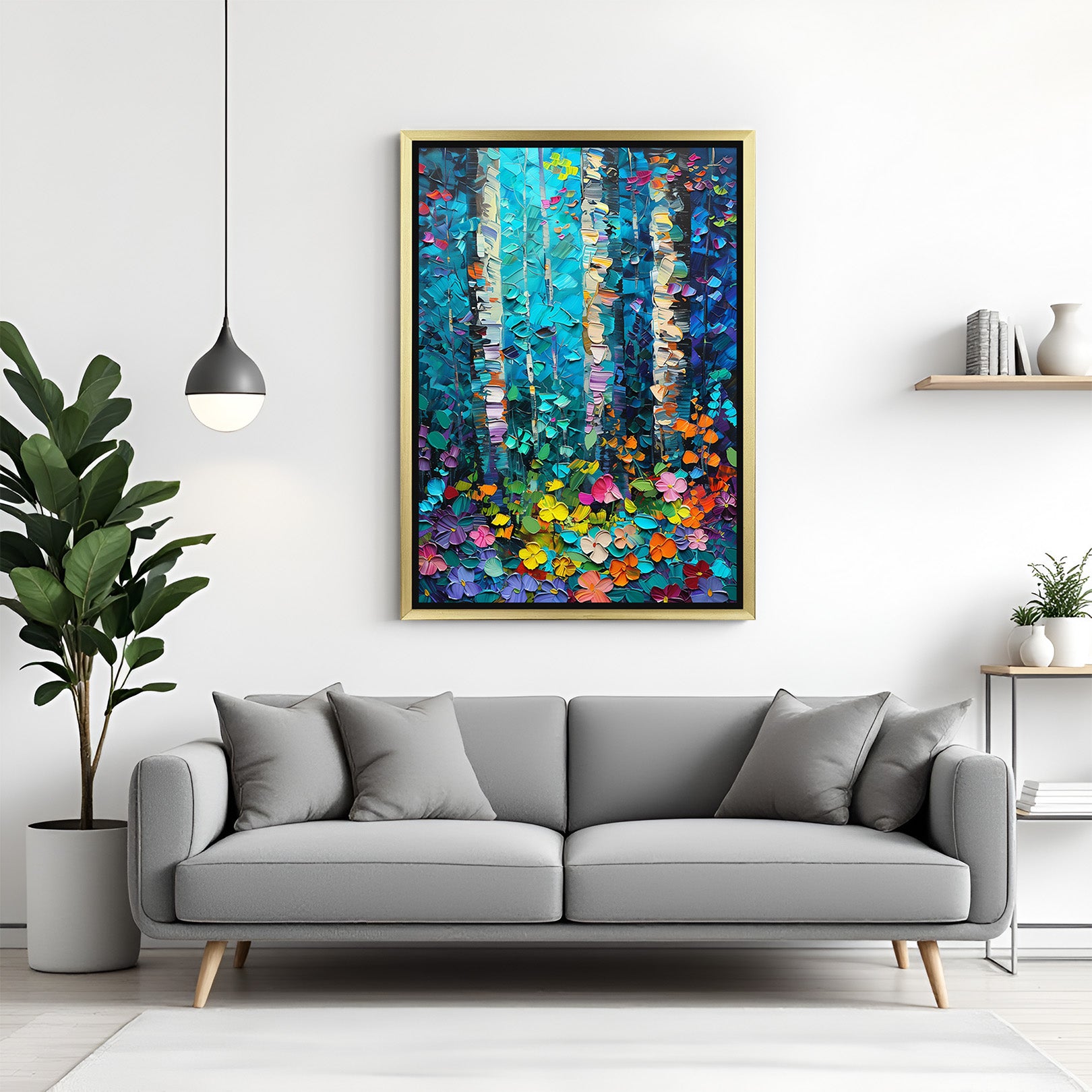 Contemporary Abstract Art on Canvas: Beyond the Visible (ABS - 200)