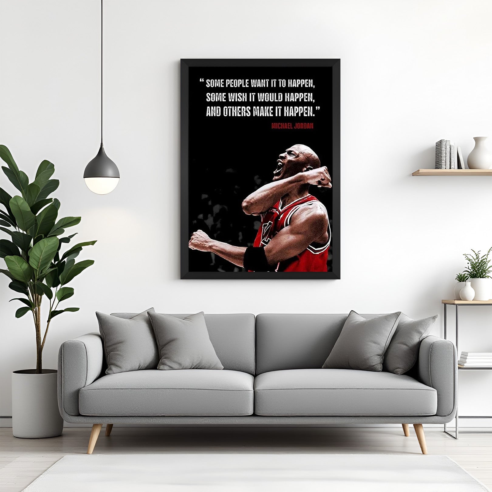 Michael Jordan Motivational Canvas Painting