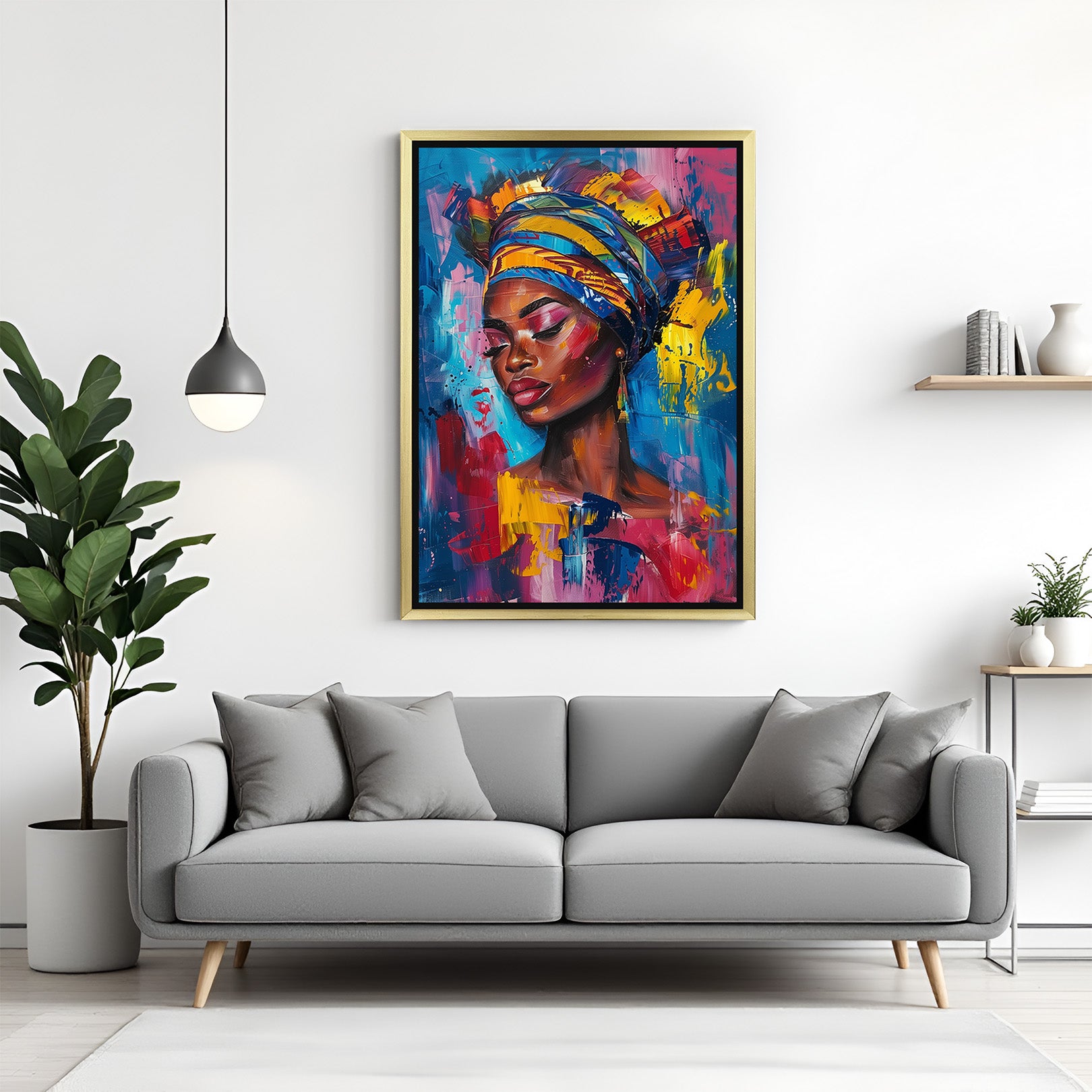 Roots of Africa: Cultural Wall Art for Timeless Décor - (AFR - 106)