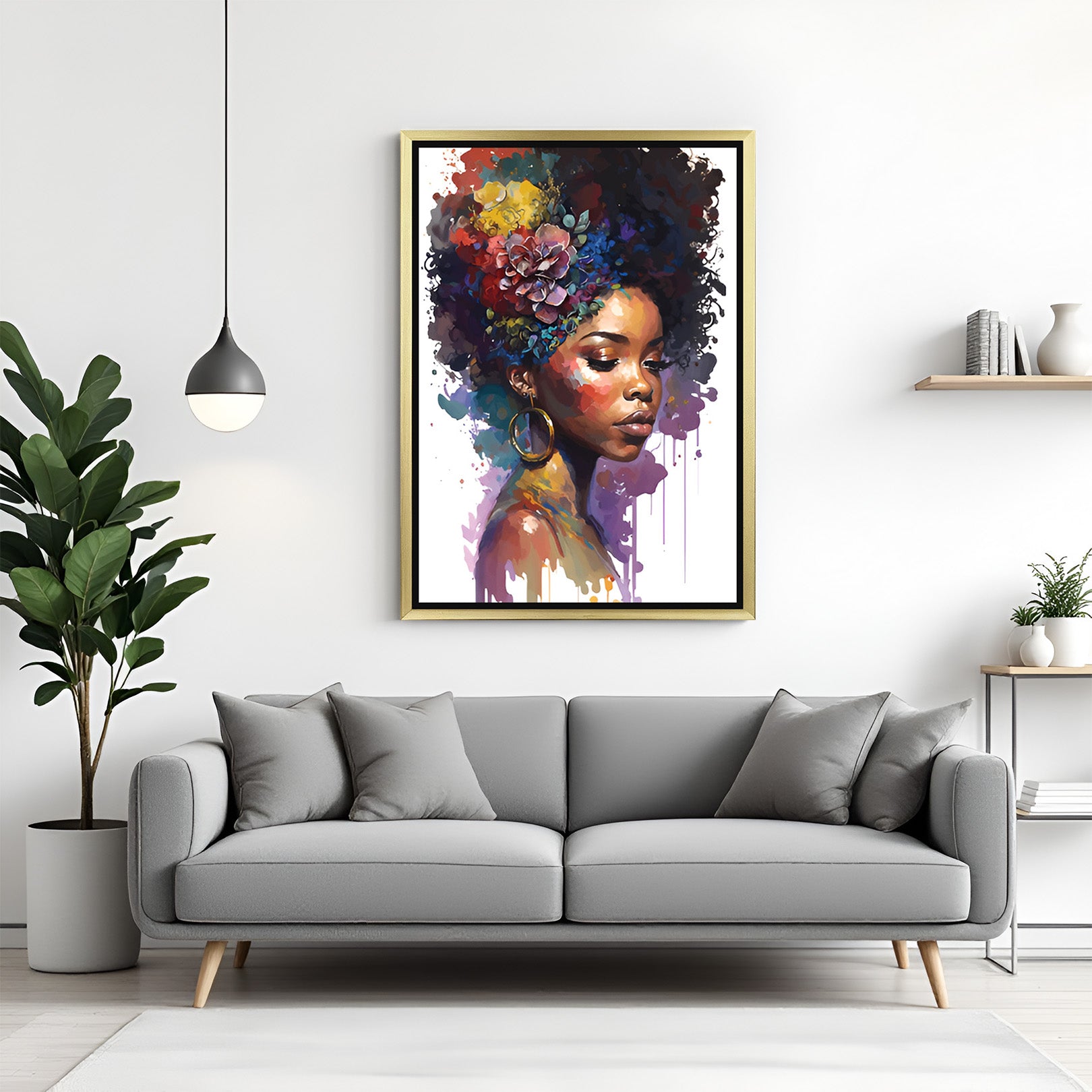 Roots of Africa: Cultural Wall Art for Timeless Décor - (AFRSH - 118)