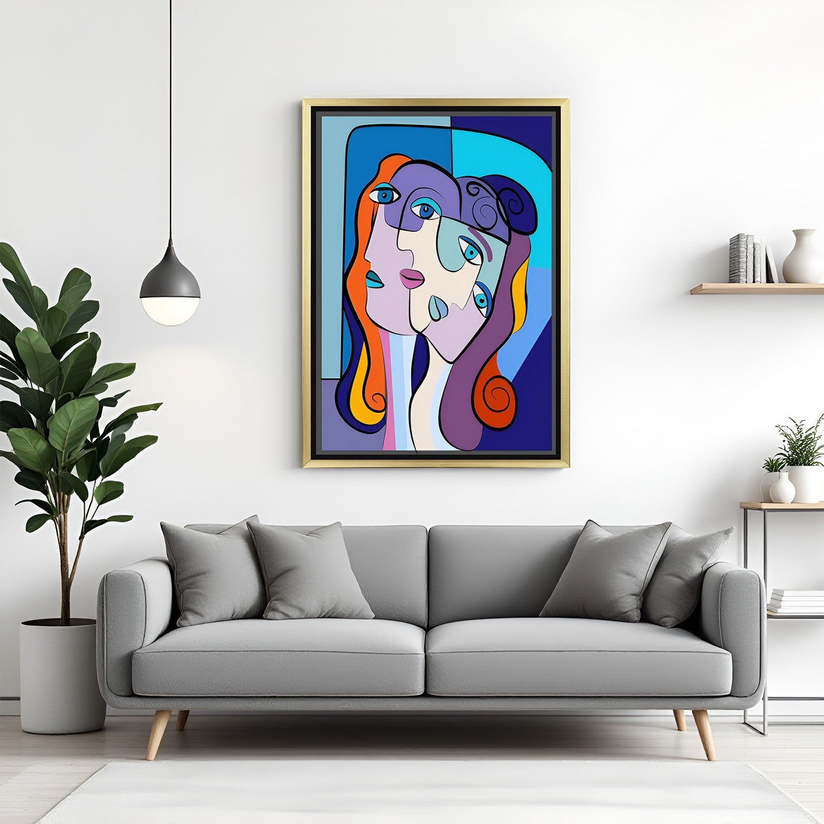 Colorful Chaos: Contemporary Abstract Art to Energize Your Walls - (ABSSH - 172)