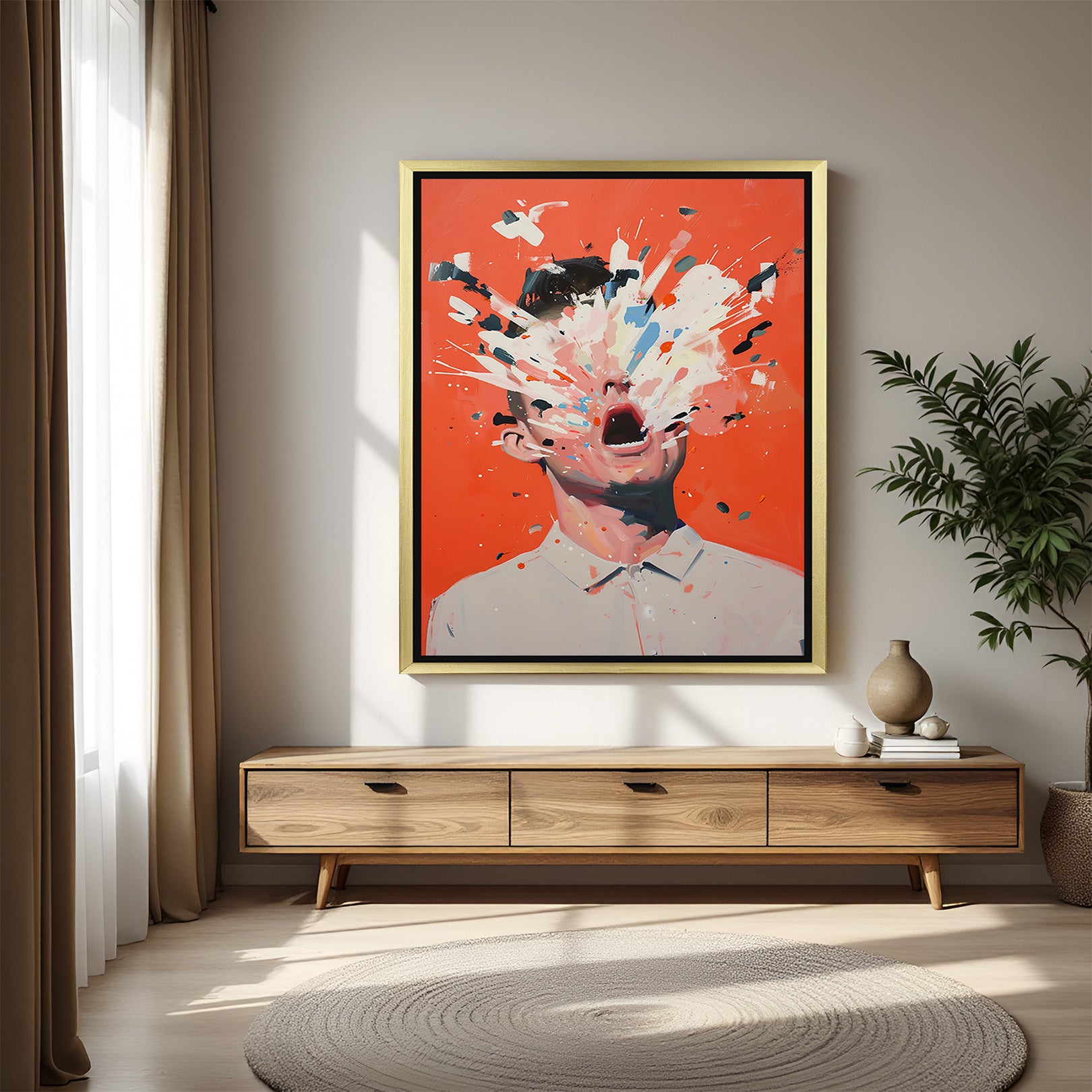 Shape & Form: Stunning Abstract Wall Art for a Creative Touch - (ABS - 121)