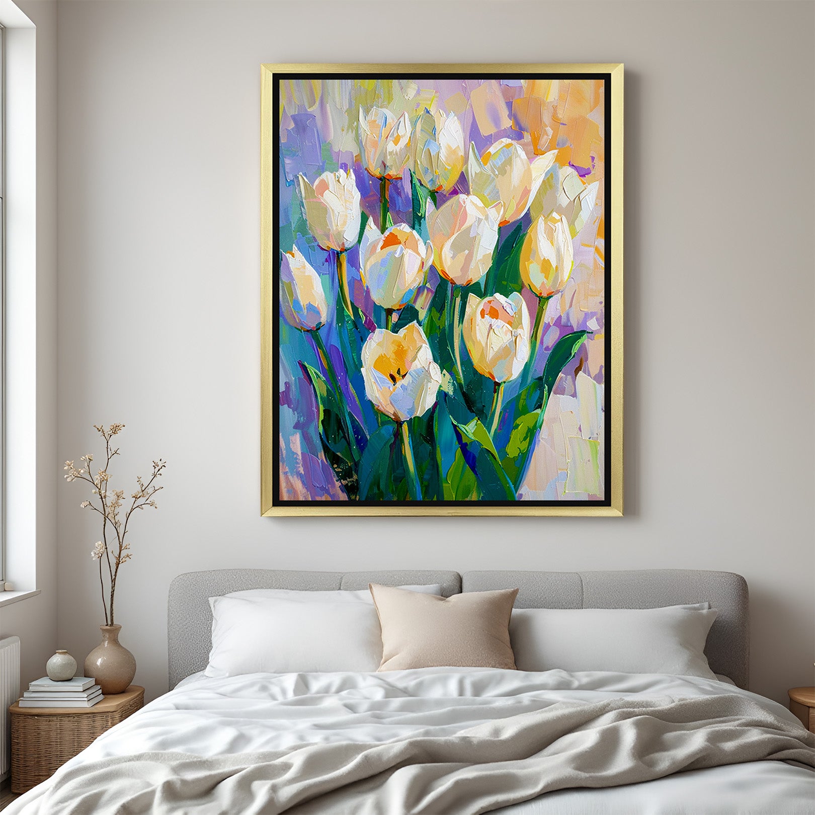 Framed Botanical Art Prints: Timeless Floral Elegance (FLR - 144)