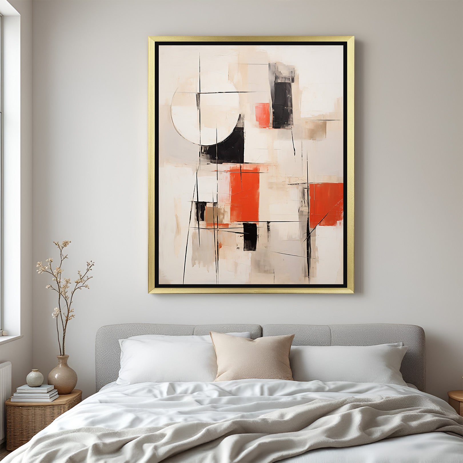 Shape & Form: Stunning Abstract Wall Art for a Creative Touch - (ABS - 119)