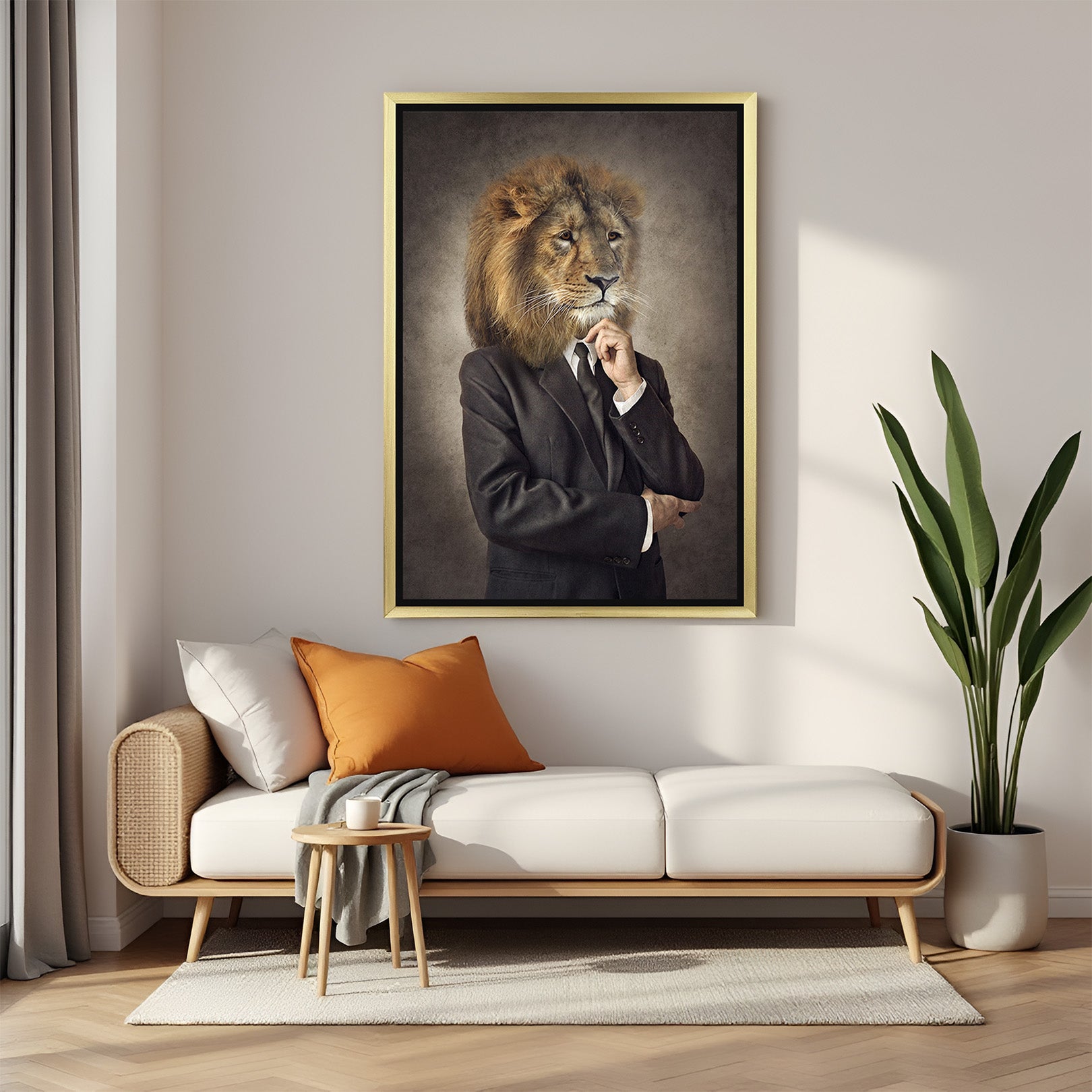 Large Animal Canvas Prints: Spirit of the Jungle (ANM - 154)