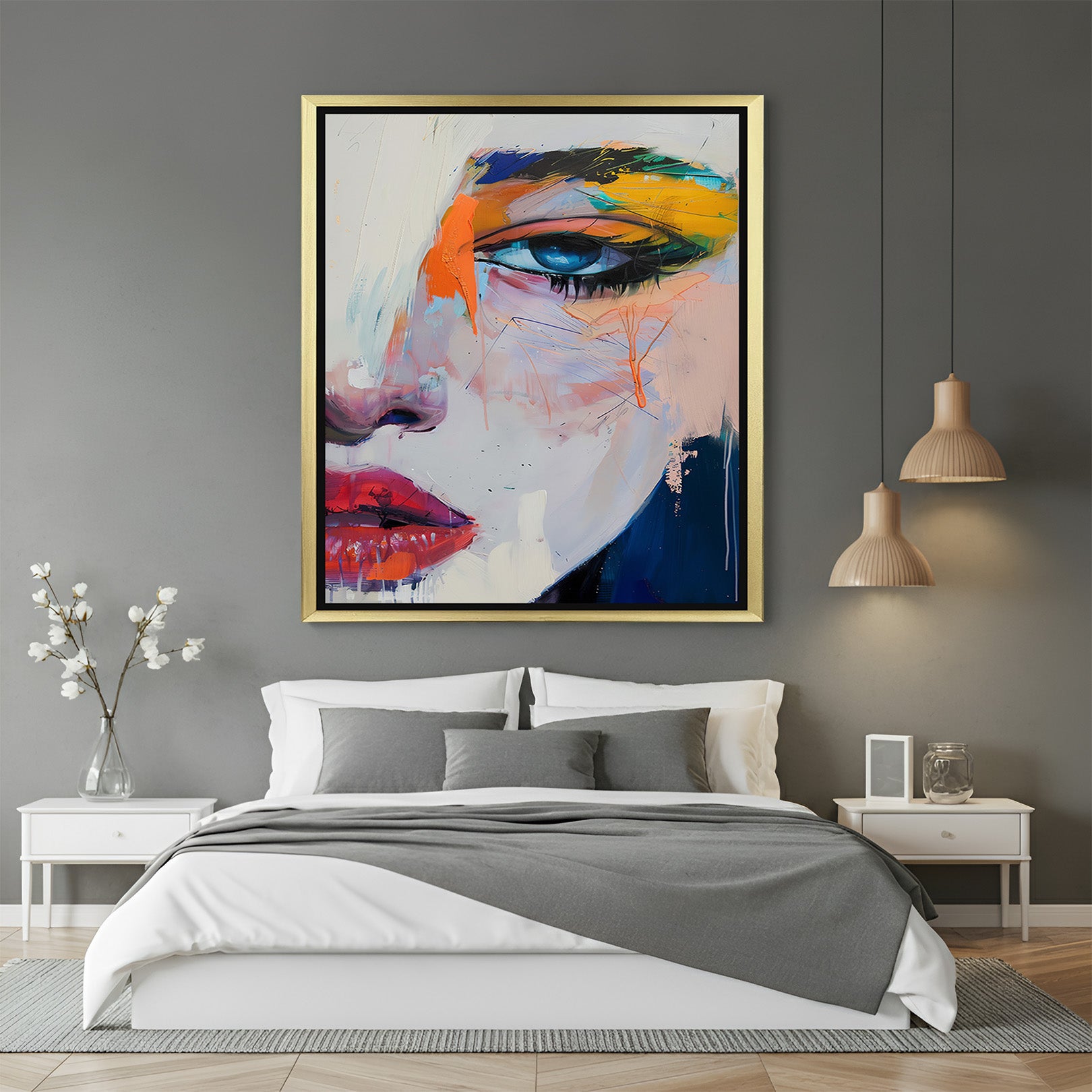 Shape & Form: Stunning Abstract Wall Art for a Creative Touch - (ABS - 124)