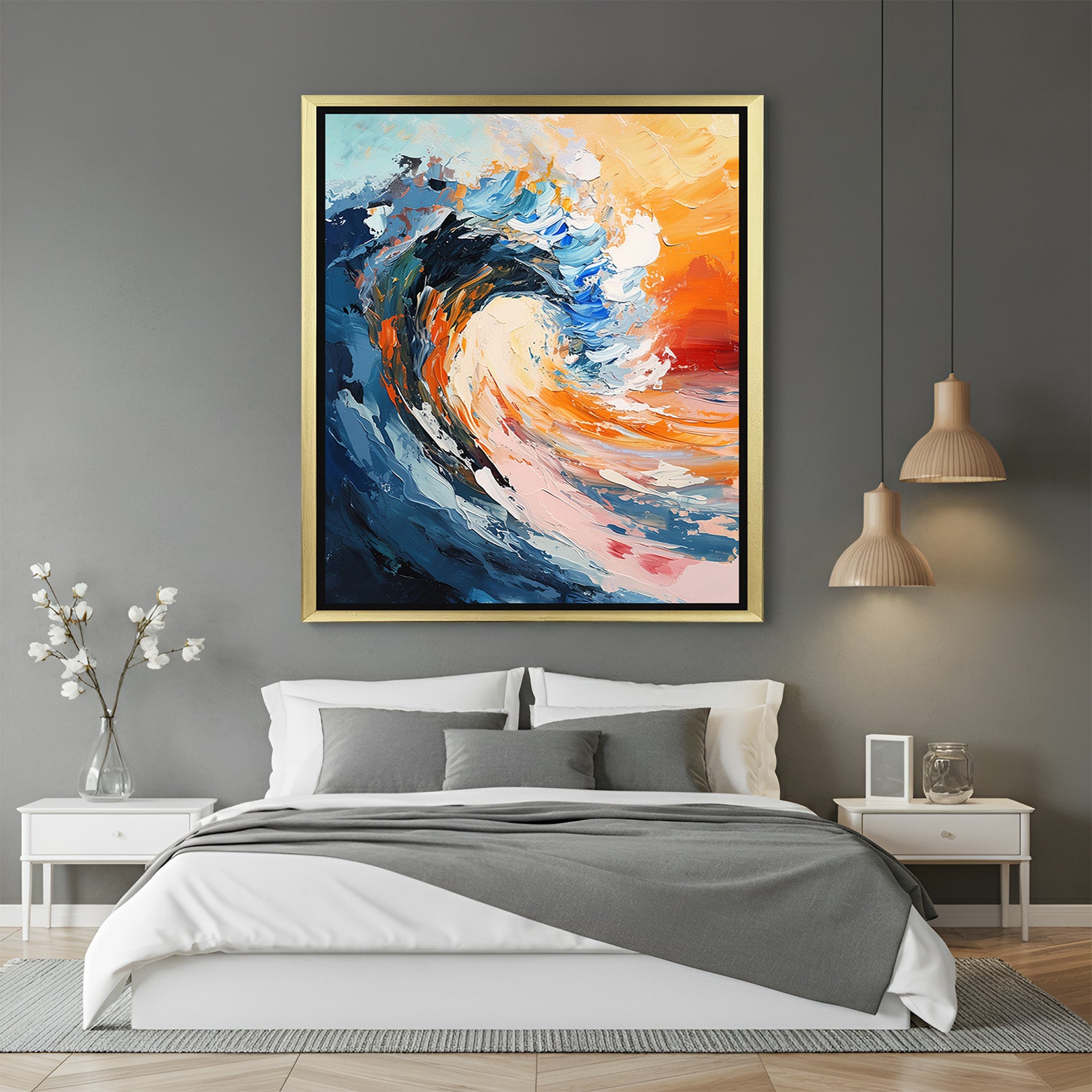 Dynamic Expressions: Bold Abstract Wall Art for Modern Spaces - (ABS - 128)