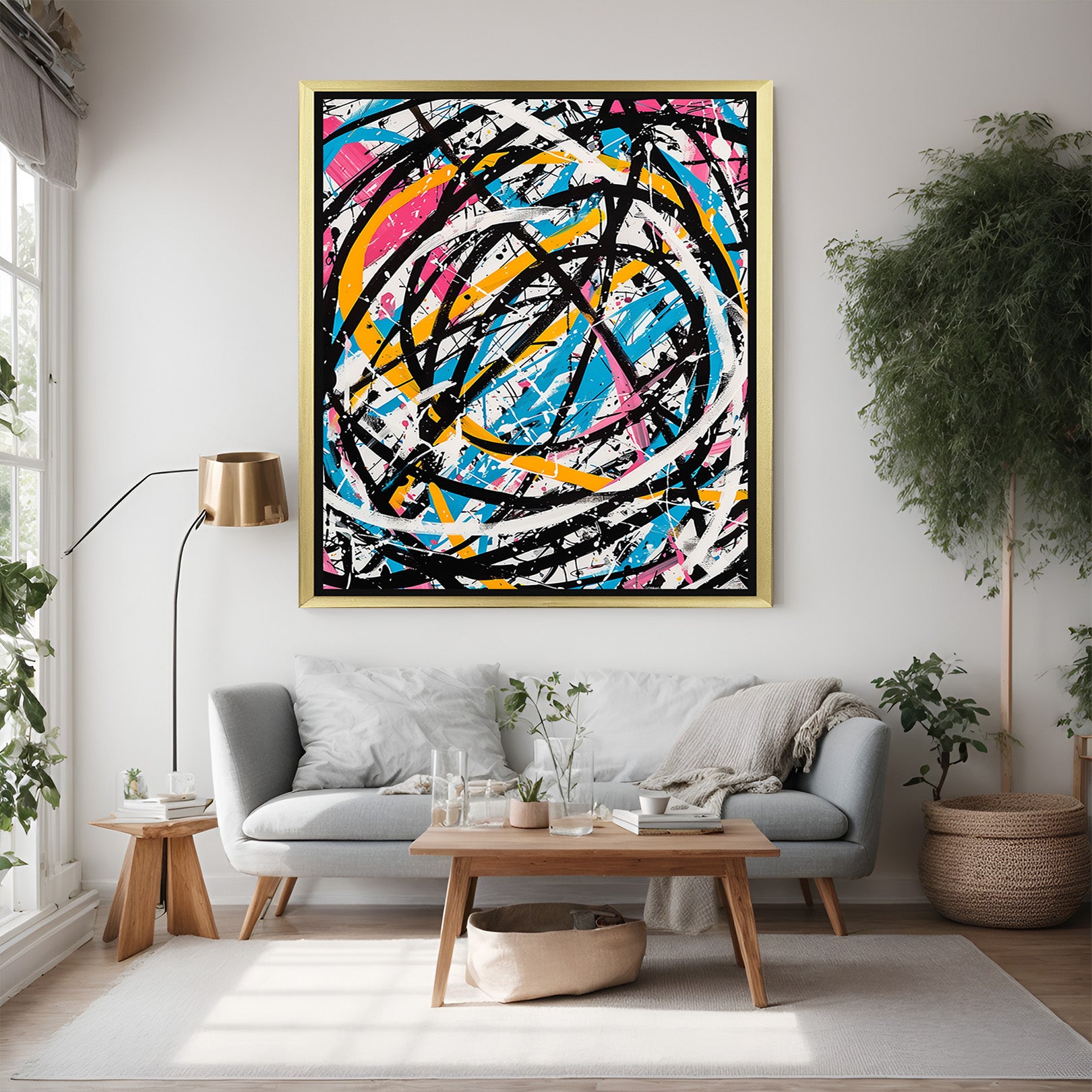 Dynamic Expressions: Bold Abstract Wall Art for Modern Spaces - (ABS - 125)