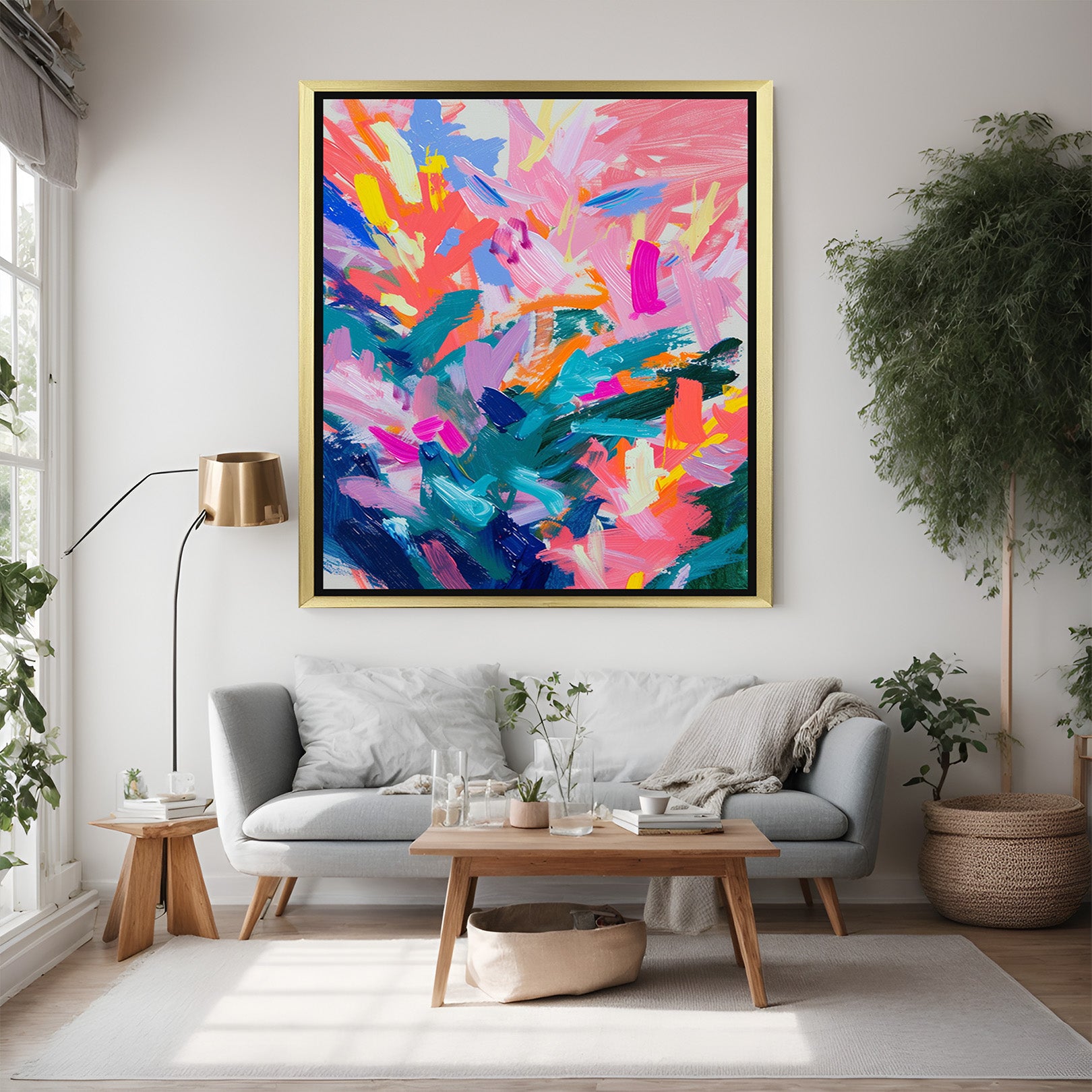 Dynamic Expressions: Bold Abstract Wall Art for Modern Spaces - (ABS -131)