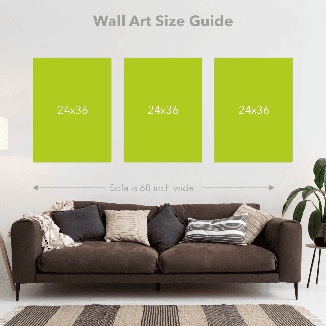 Artistic Diversity - Eclectic Wall Art Set of 3 to Transform Your Interior - (ECL - 108)