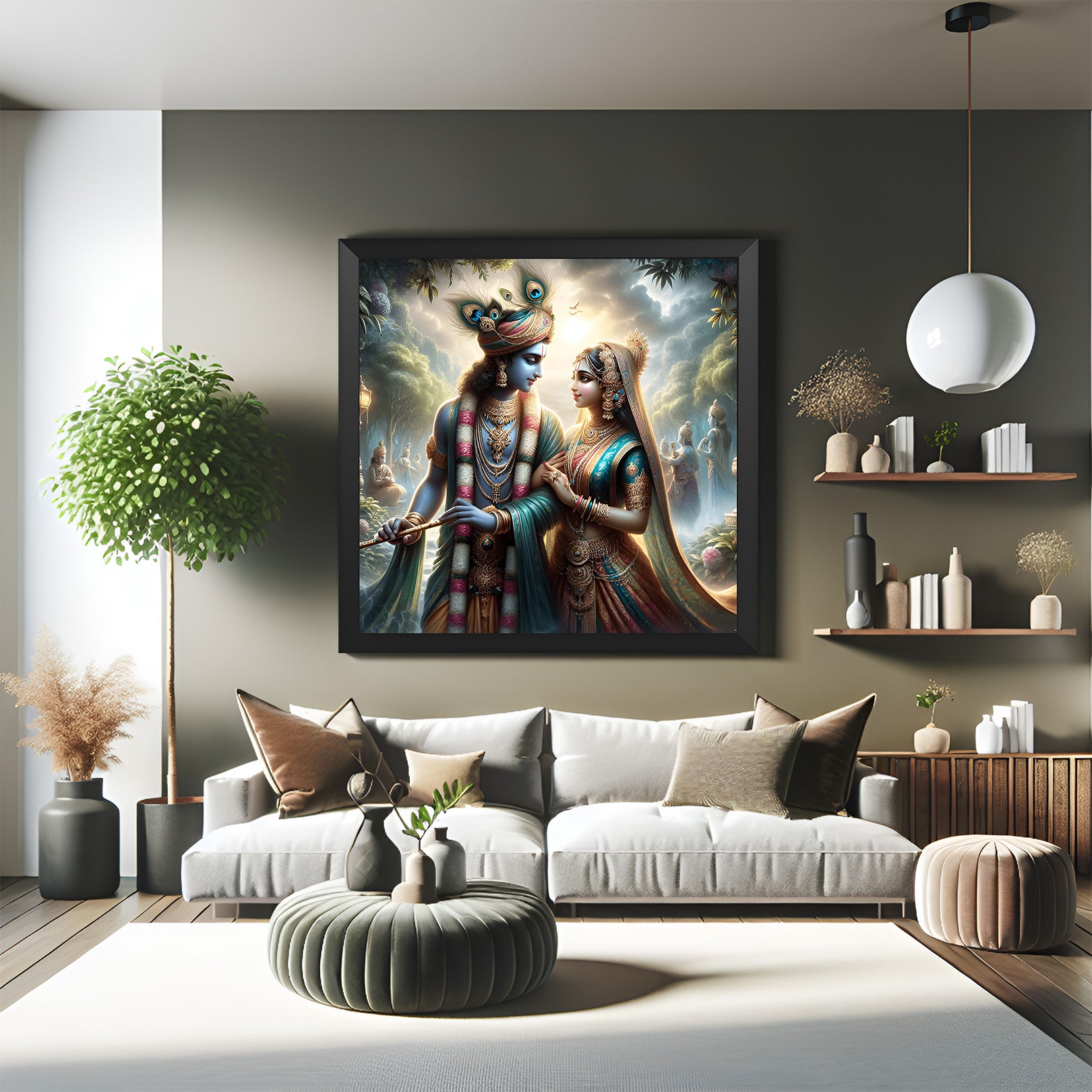 Radha Krishna Vastu Wall Art