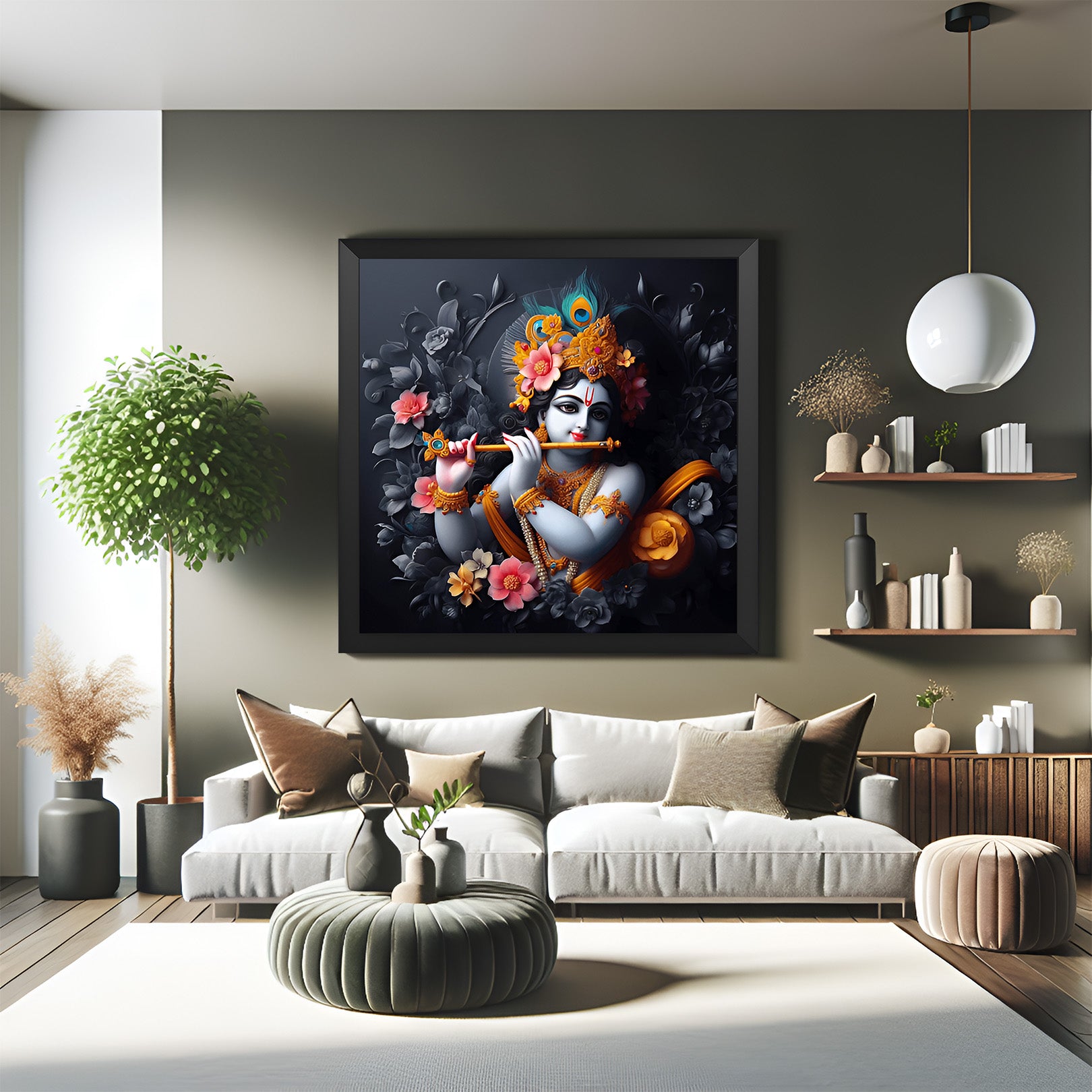 Krishna Vastu Canvas Painting