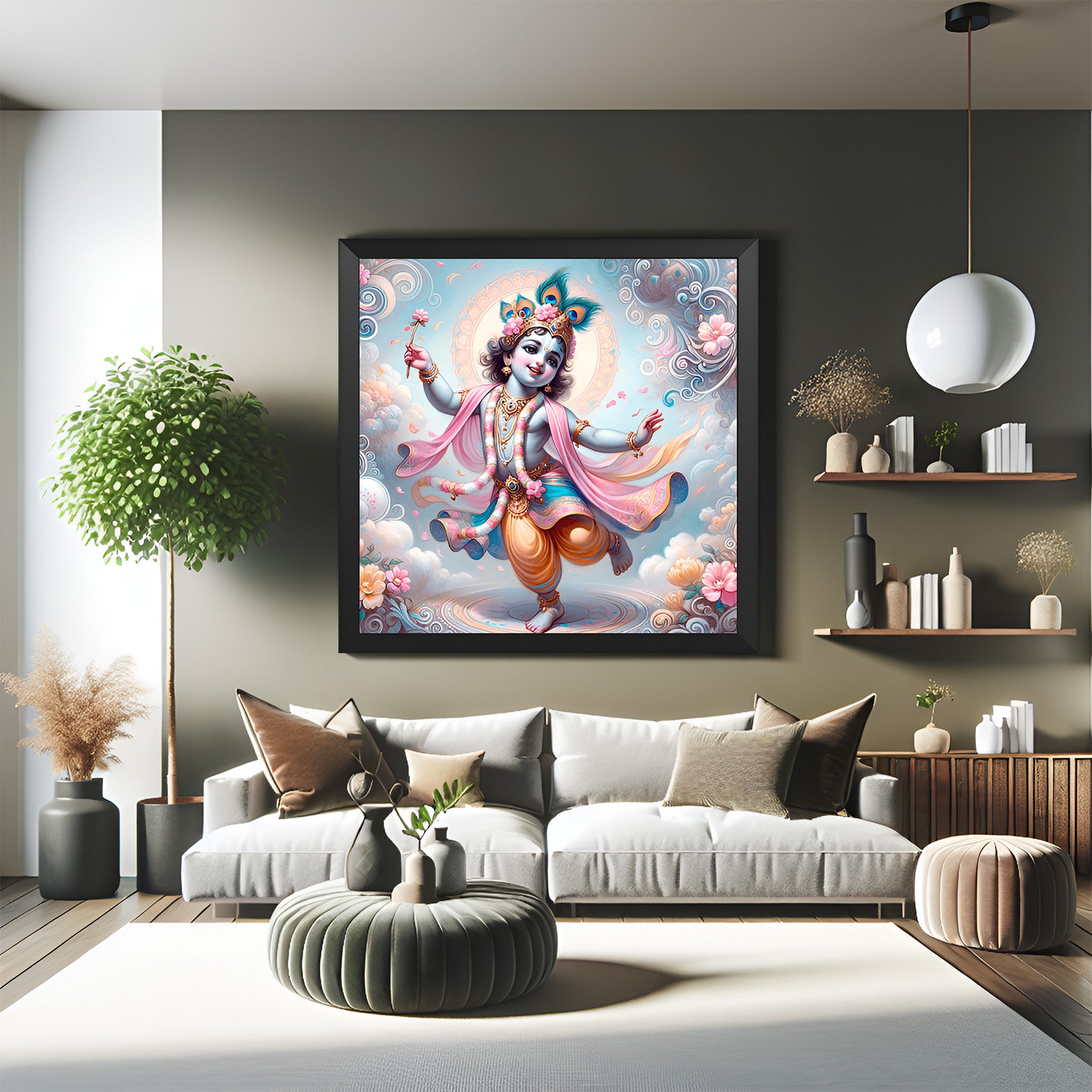 Krishna Vastu Canvas Painting