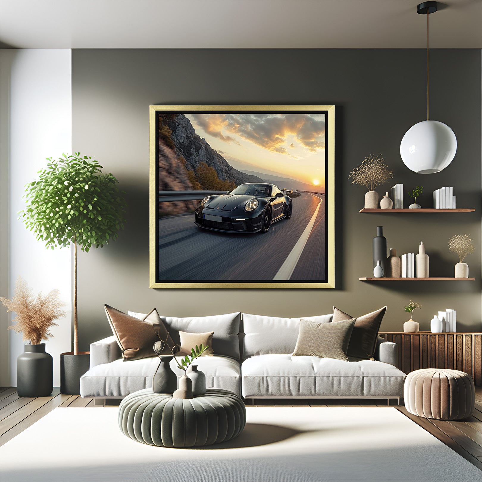 Auto Aesthetics: Sleek Car-Inspired Wall Art to Rev Up Your Décor - (CAR - 120)