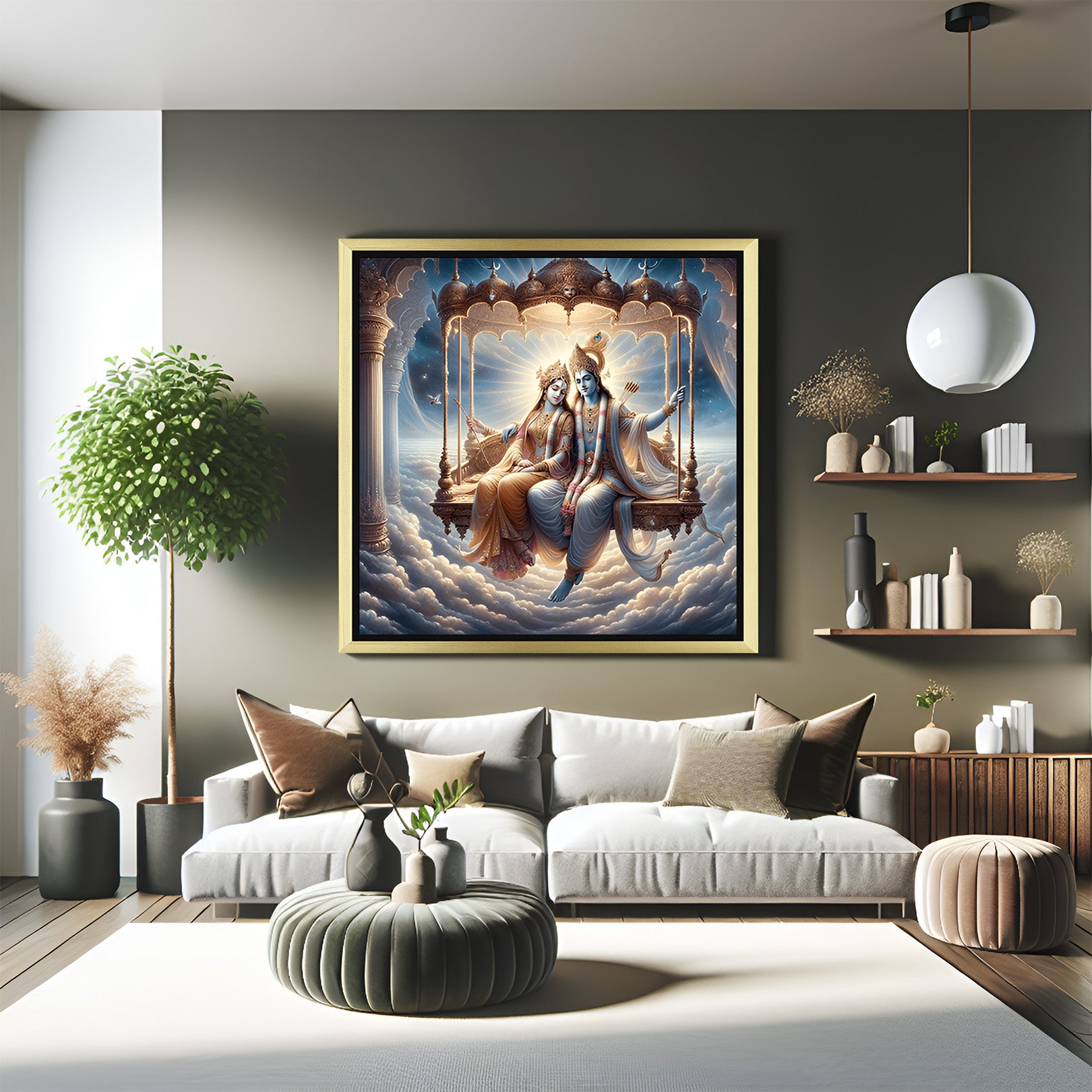 Radha Krishna Vastu Canvas