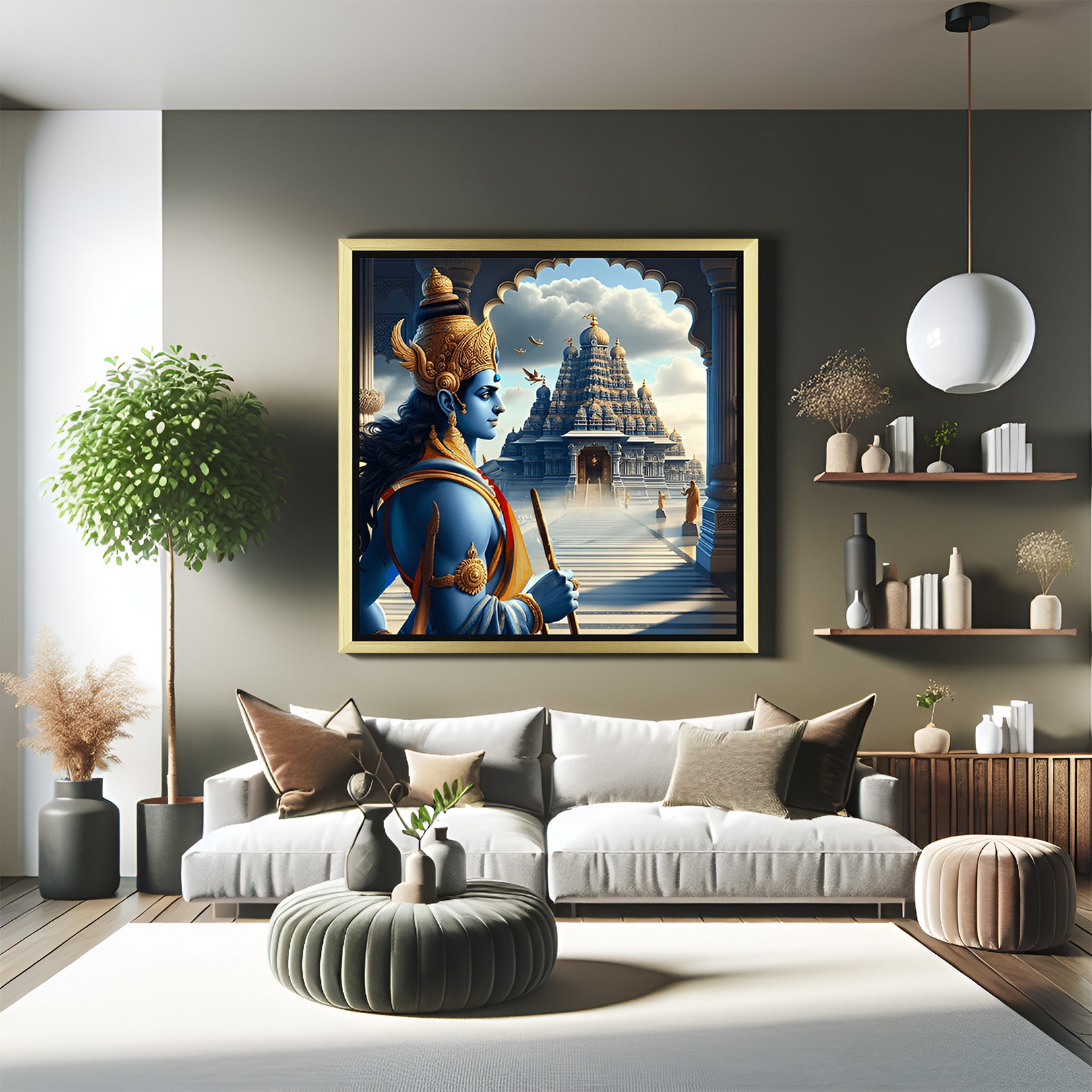 Krishna Vastu Canvas Painting