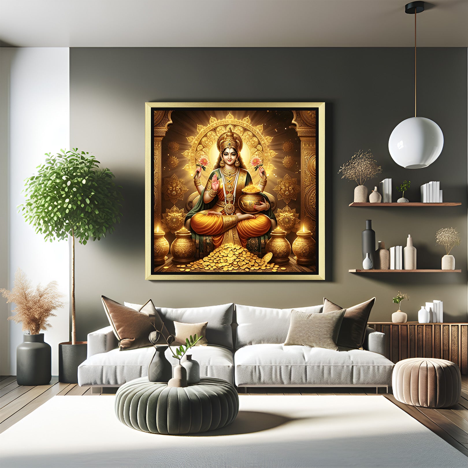 Vastu Goddess Laxmi Painting