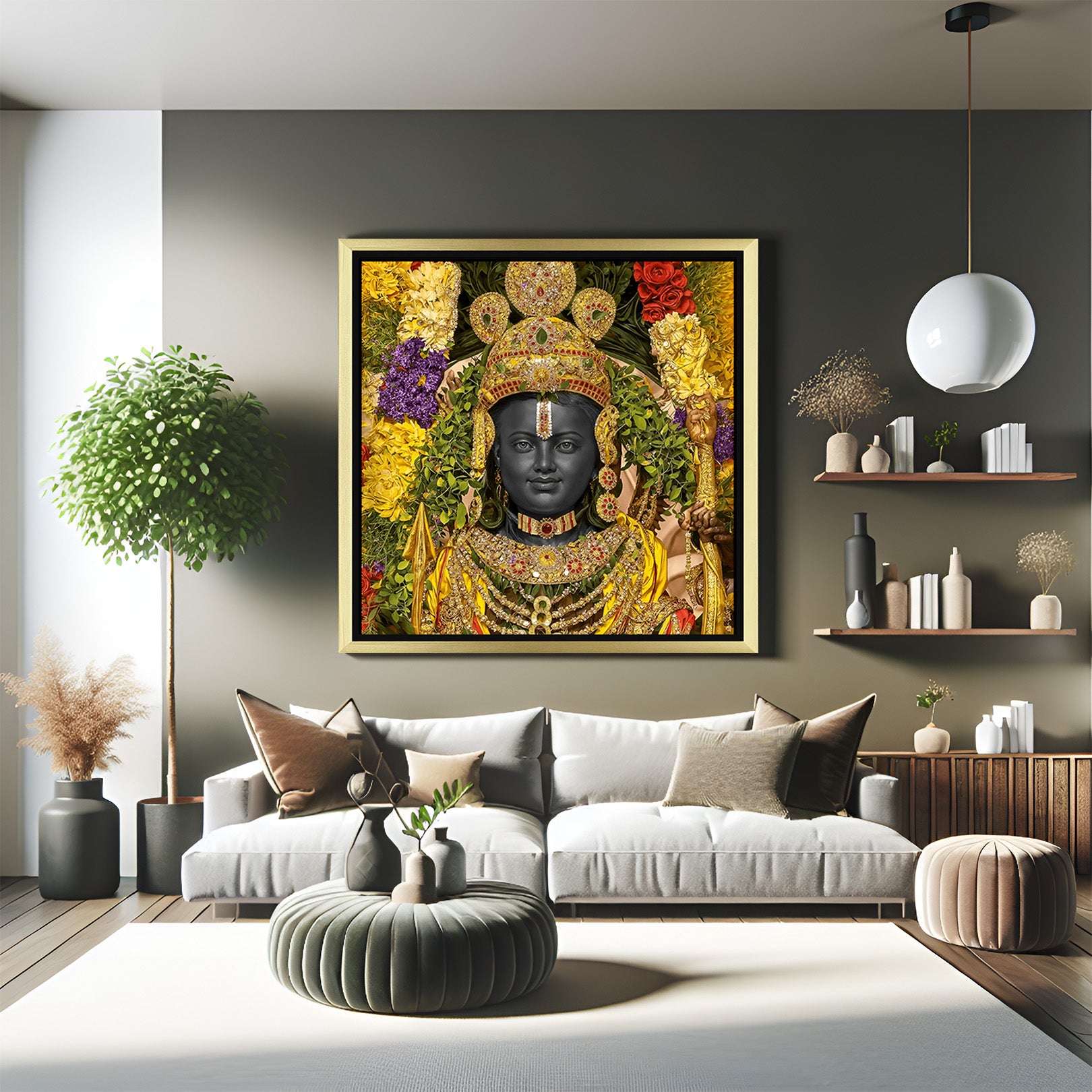 Ram Lala Vastu Canvas Painting