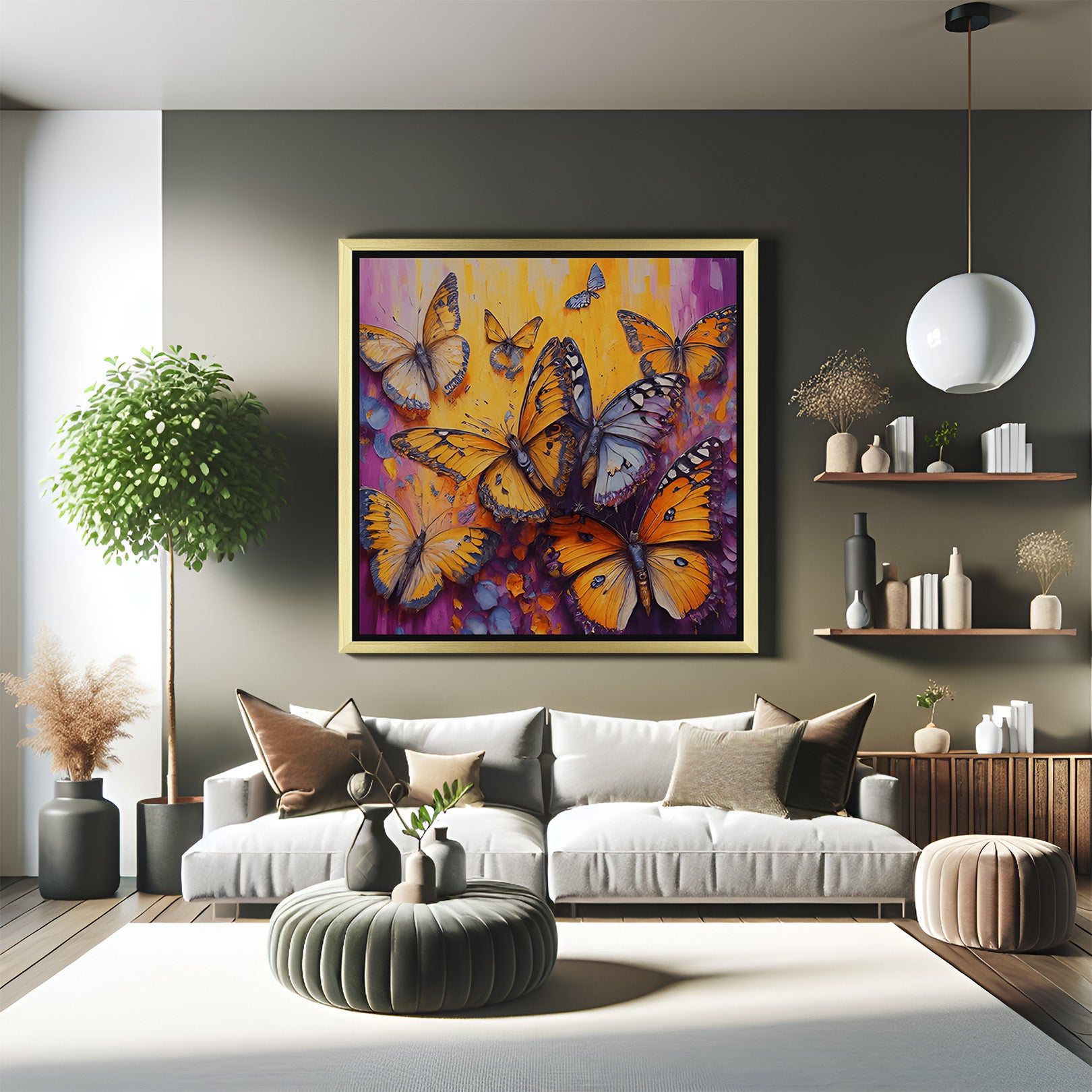 Fluid Visions: Unique Abstract Wall Art for Artistic Interiors - (ABSSH - 188)