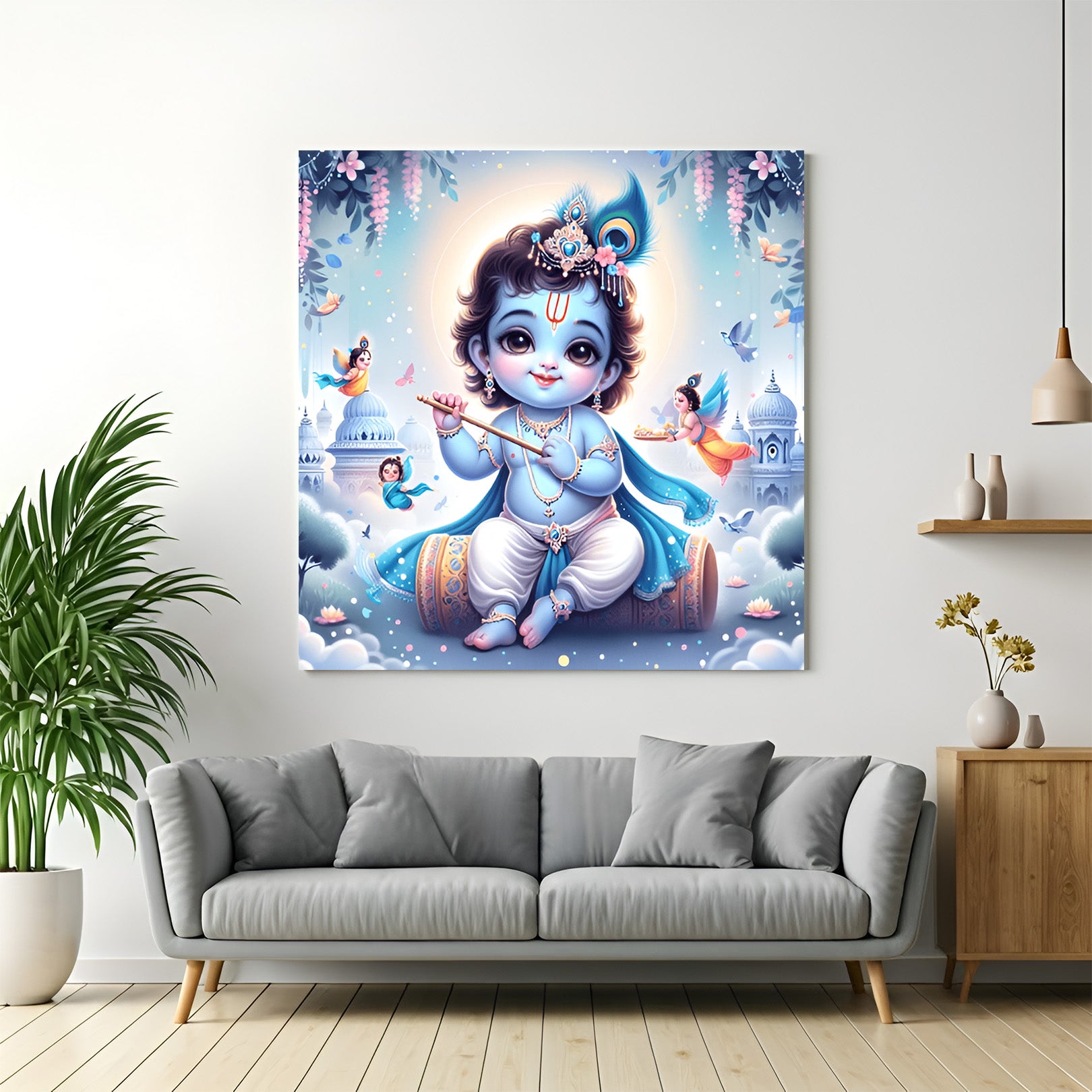 Krishna Baal Roop Vastu Canvas Painting