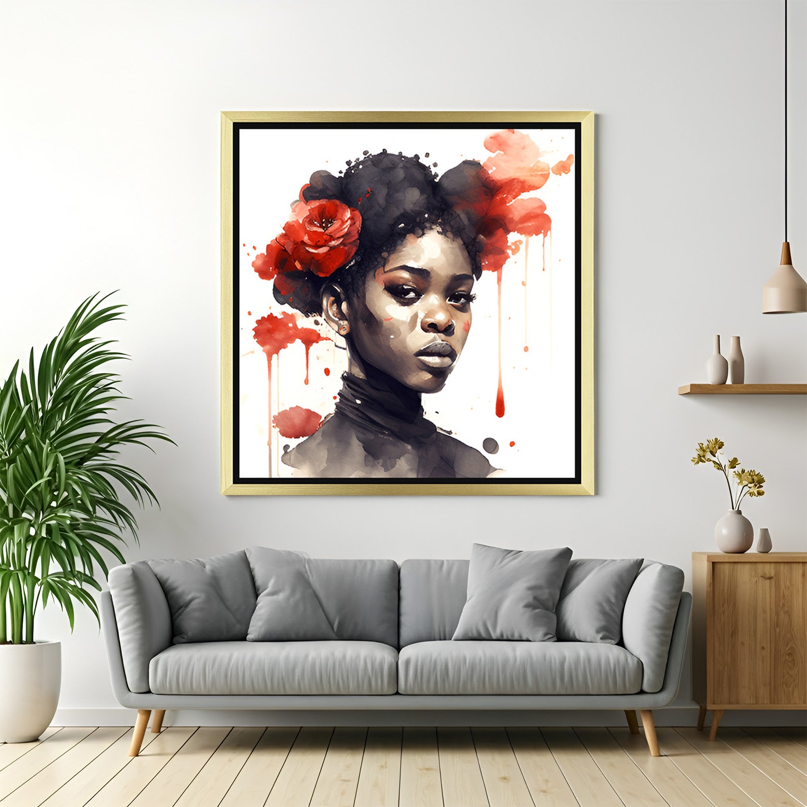 Majestic Africa: Exotic Canvas Art to Transform Your Space - (AFRSH - 123)