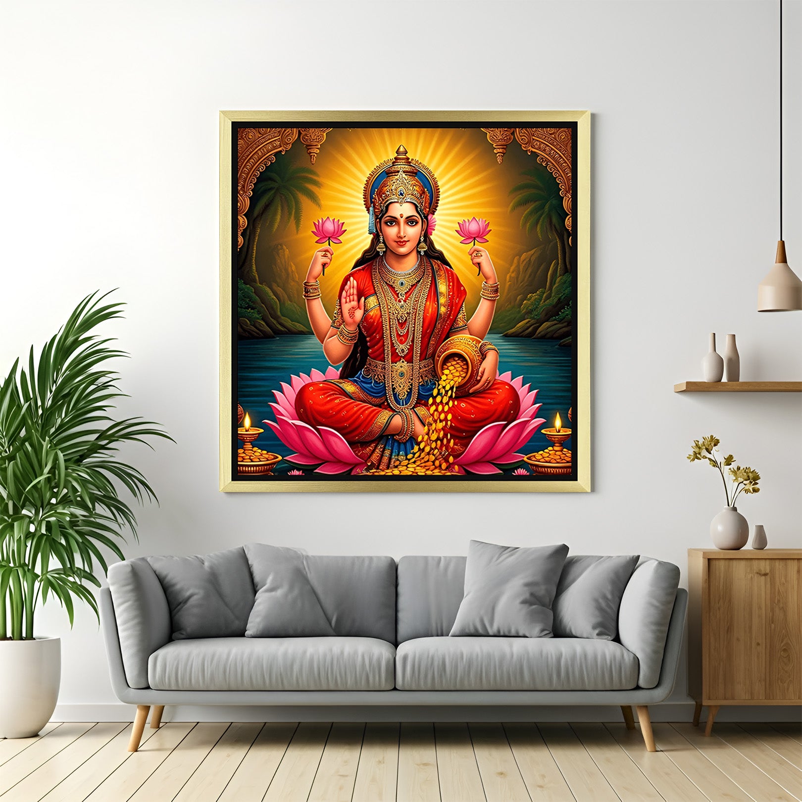 Goddess Laxmi Vastu Painting – Symbol of Wealth & Prosperity for Home & Office