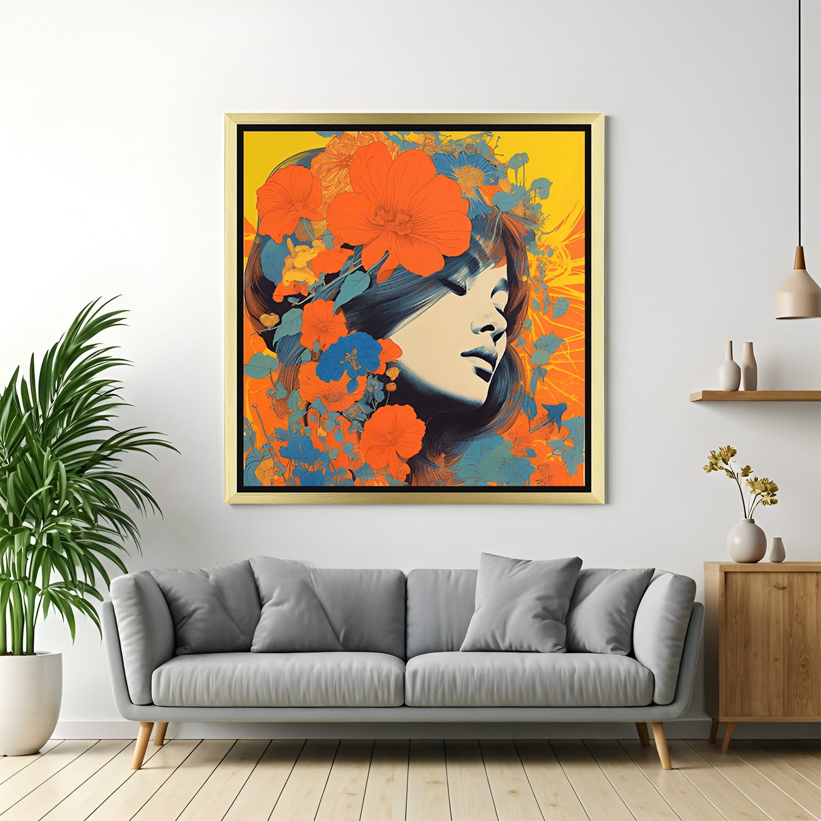 Fluid Visions: Unique Abstract Wall Art for Artistic Interiors - (ABSSH - 178)