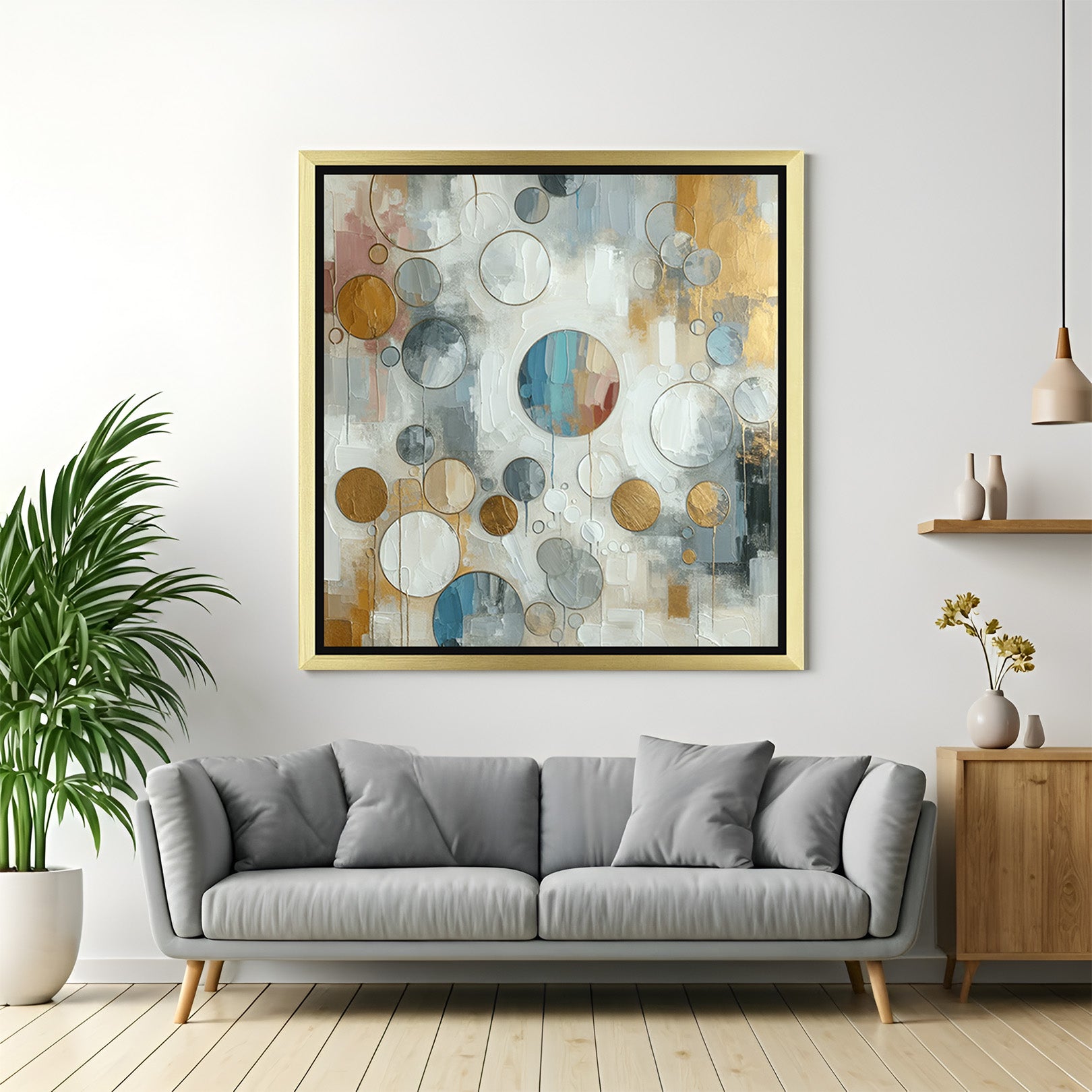 Dynamic Expressions: Bold Abstract Wall Art for Modern Spaces - (ABSSH - 181)