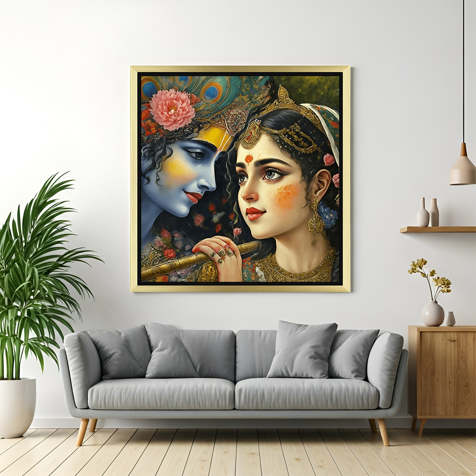 Radha Krishna Vastu Wall Art