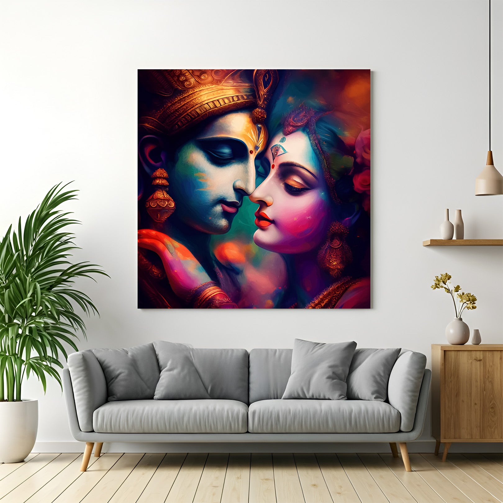 Radha Krishna Vastu Wall Art 