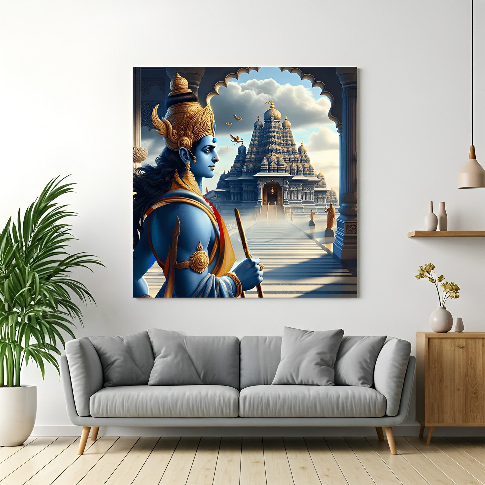 Krishna Vastu Canvas Painting