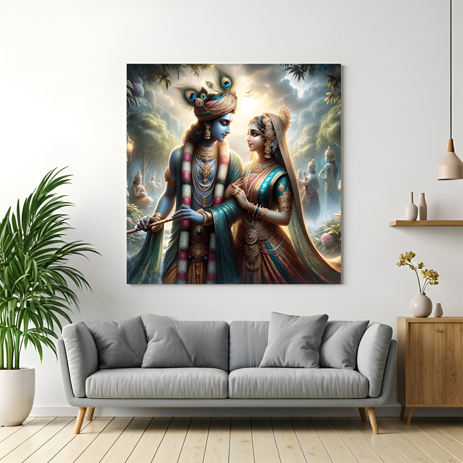 Radha Krishna Vastu Wall Art