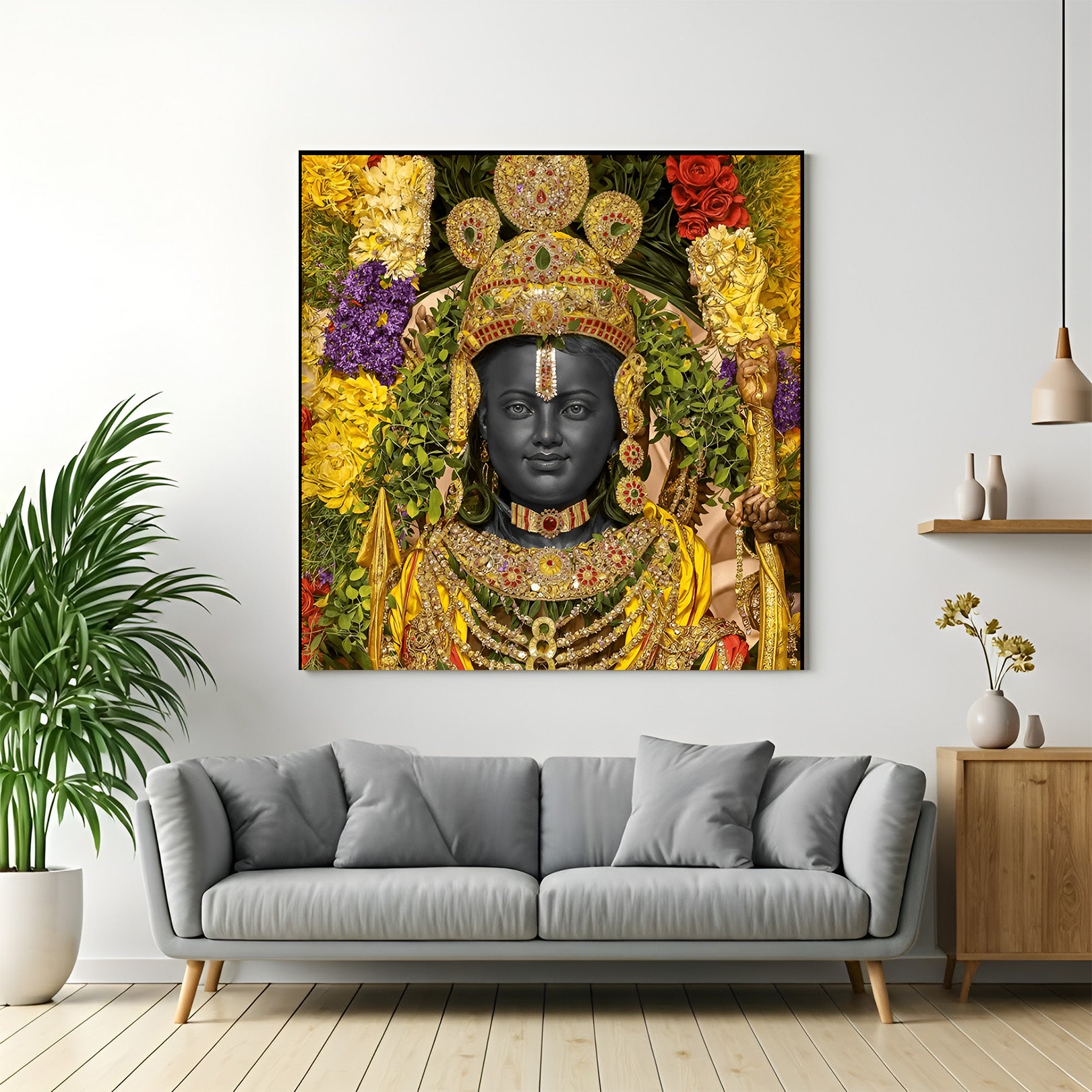 Ram Lala Vastu Canvas Painting