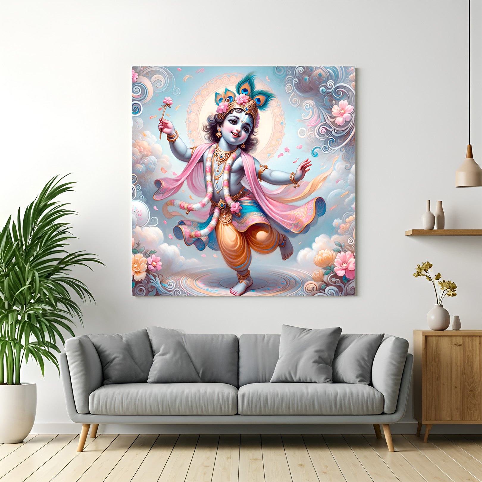 Krishna Vastu Canvas Painting