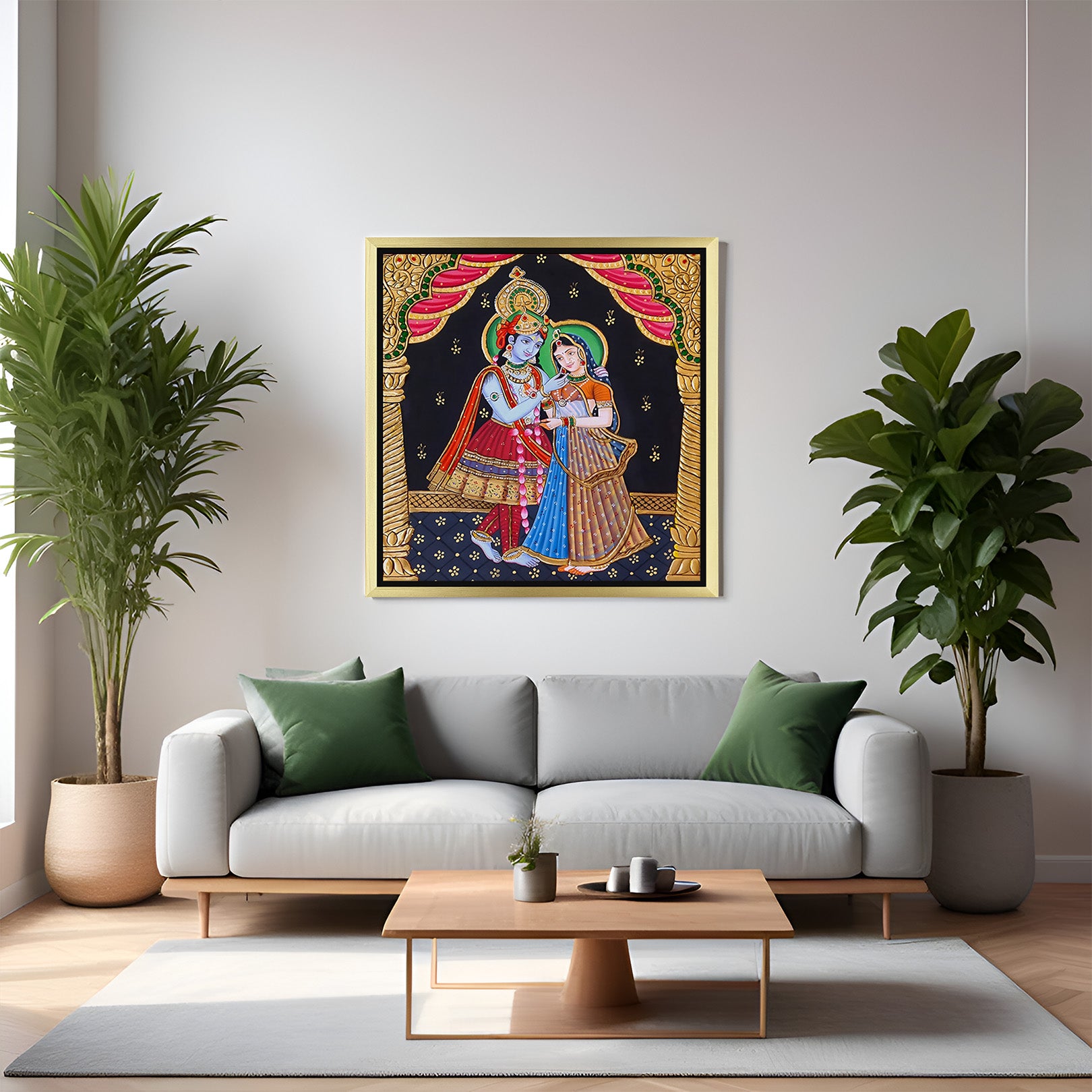 Ethnic Canvas Wall Art: Cultural Heritage Collection (ETH - 131)