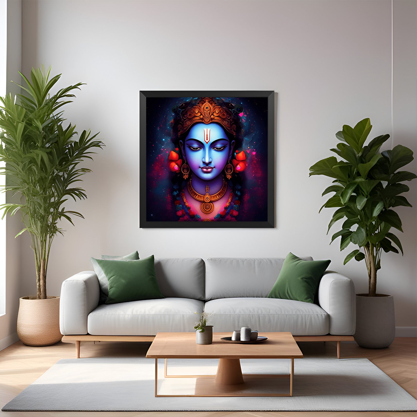 Krishna Wall Art Vastu Canvas Painting