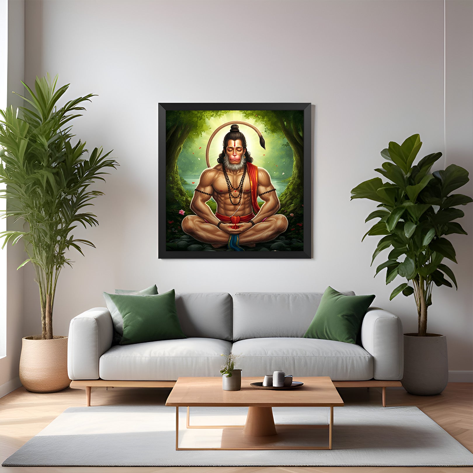 Hanuman Ji Vastu Canvas Painting