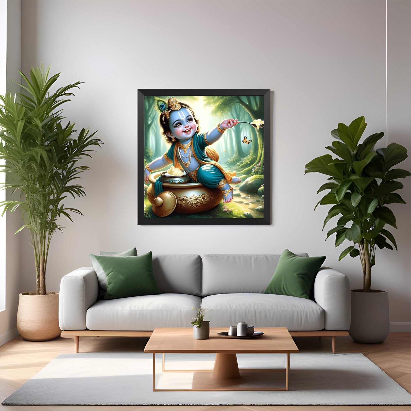 Krishna Bal Avatar Vastu Canvas Painting