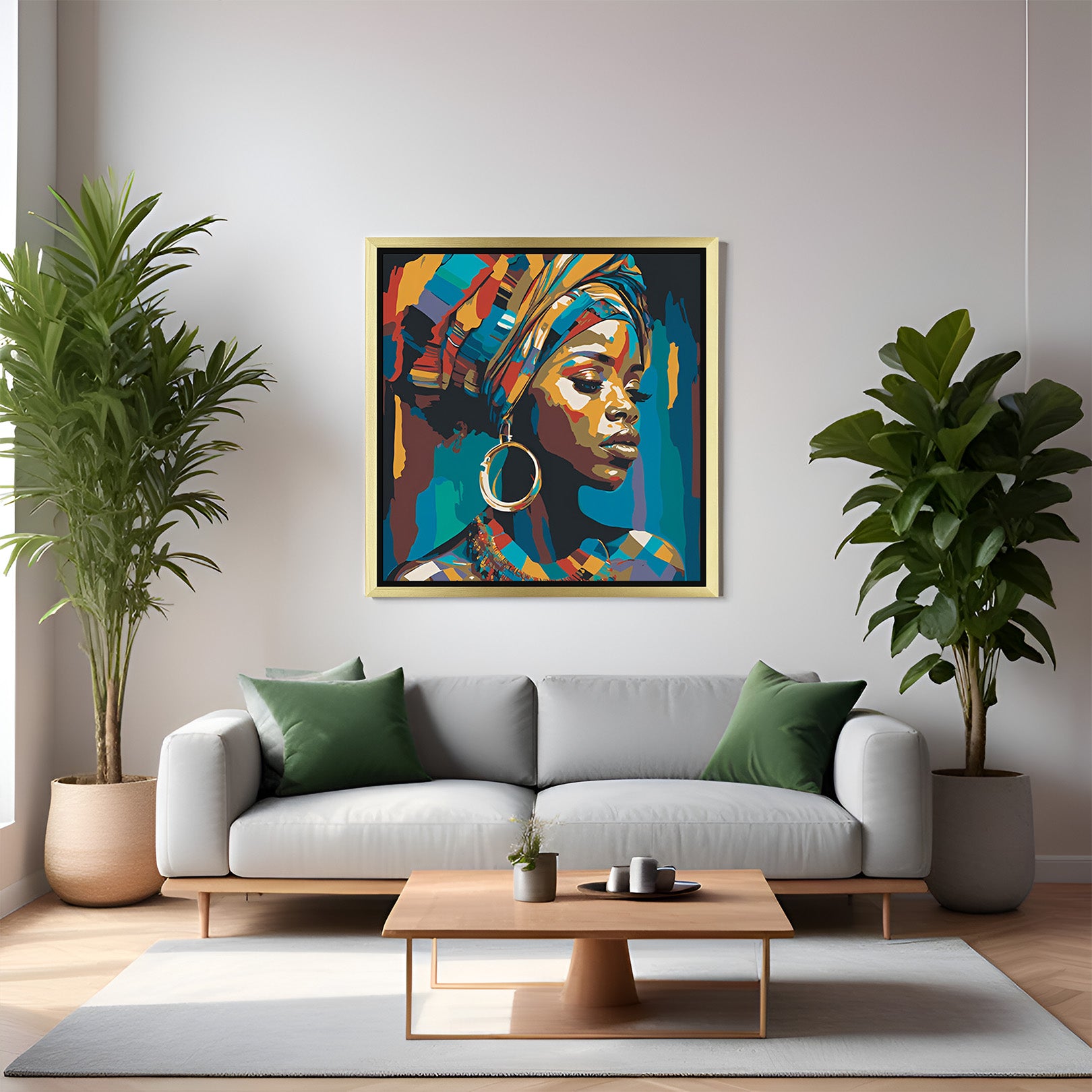 Roots of Africa: Cultural Wall Art for Timeless Décor - (AFRSH - 122)