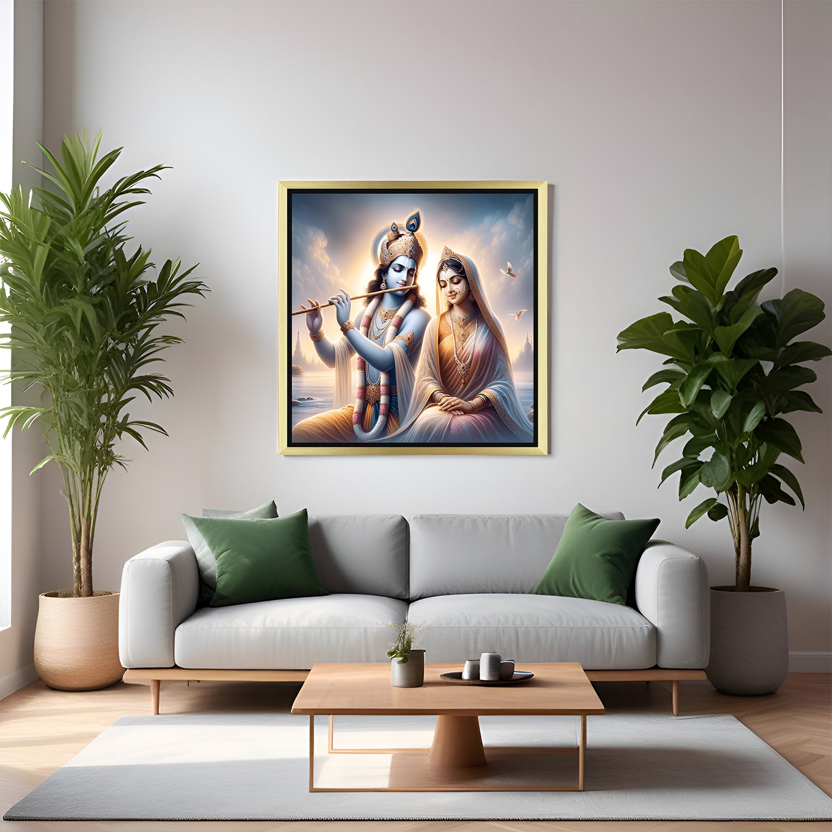 Radha Krishna Vastu Canvas Painting