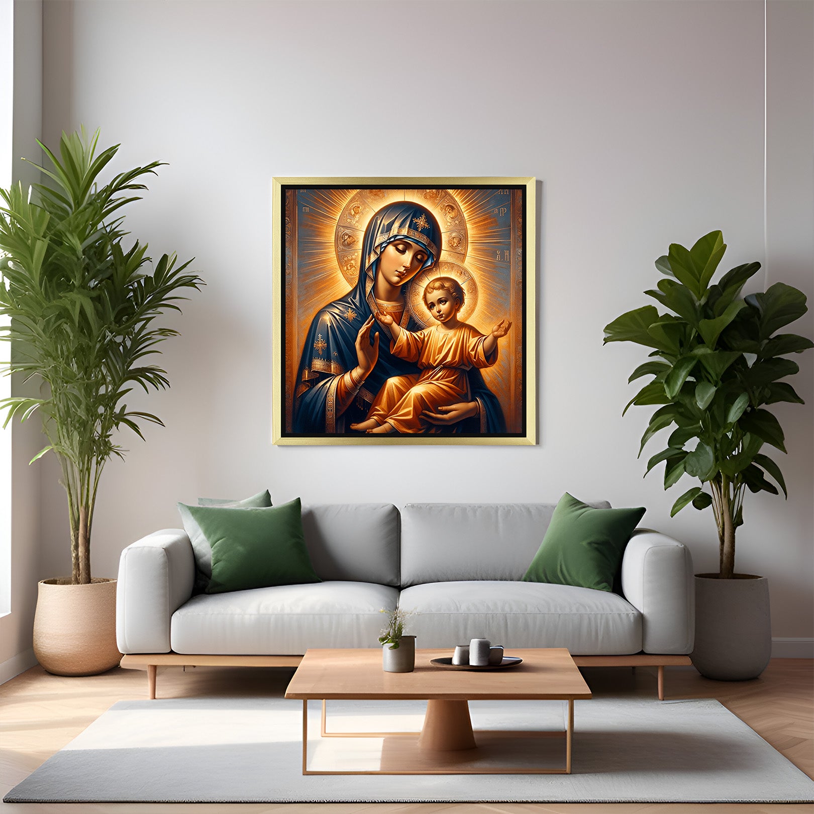 Jesus Vastu Canvas Painting – Blessings & Serenity for Home & Office Décor