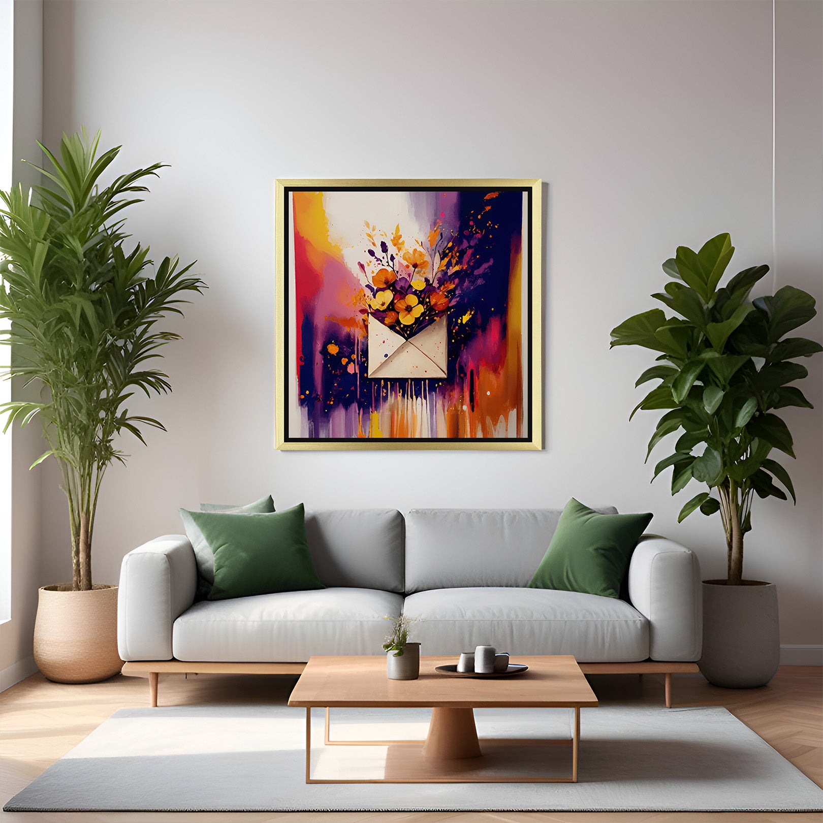 Dynamic Expressions: Bold Abstract Wall Art for Modern Spaces - (ABSSH - 186)