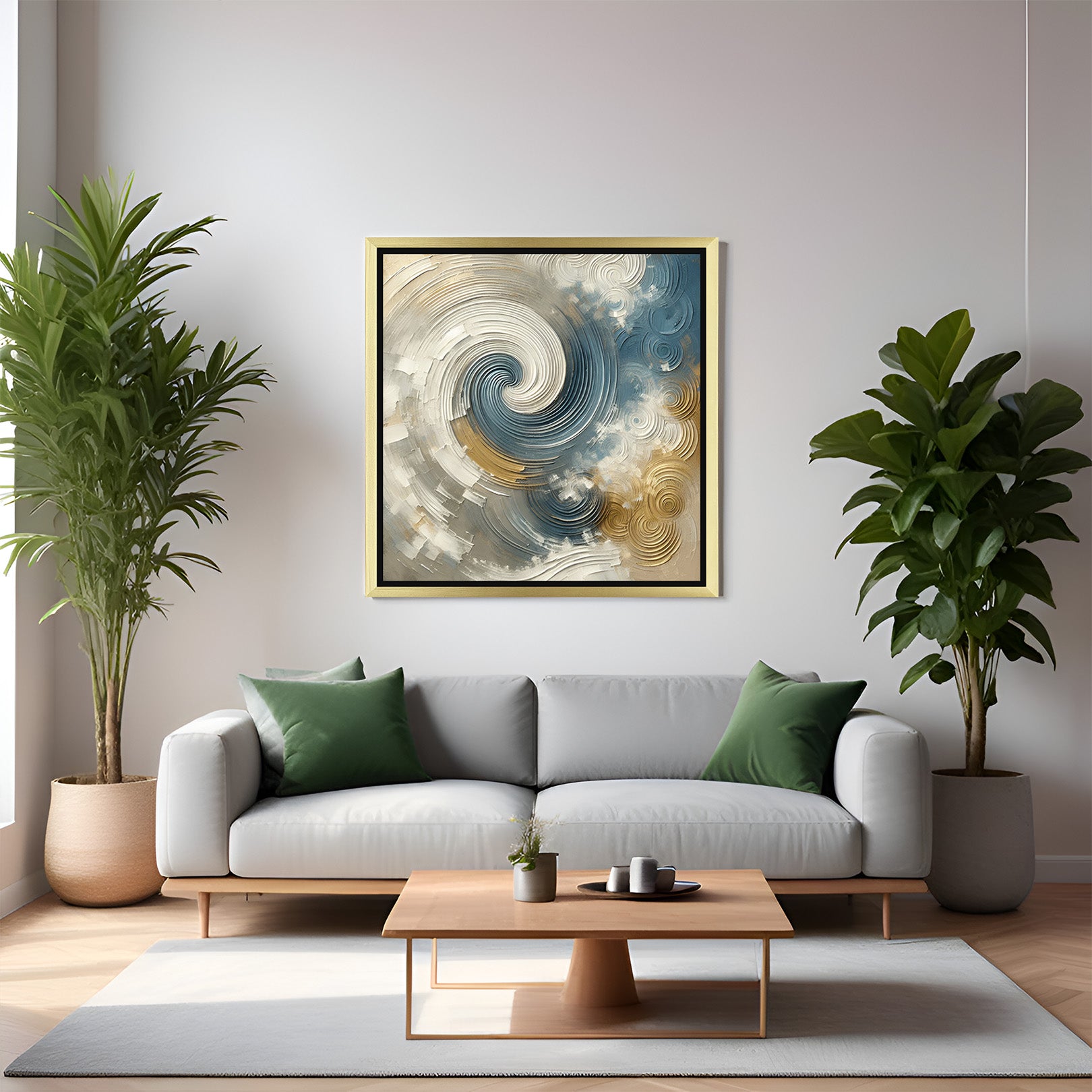 Fluid Visions: Unique Abstract Wall Art for Artistic Interiors - (ABSSH - 183)