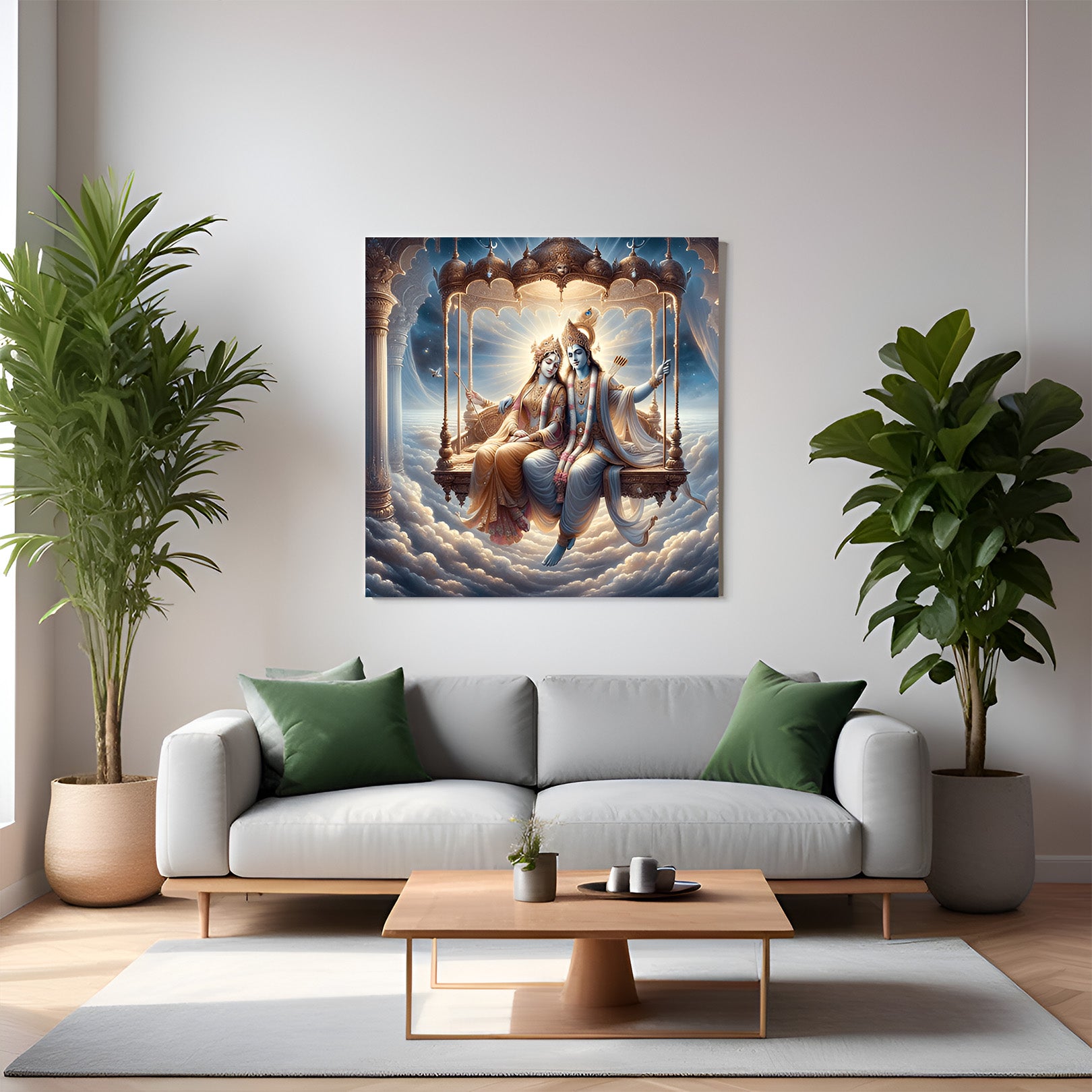 Radha Krishna Vastu Canvas