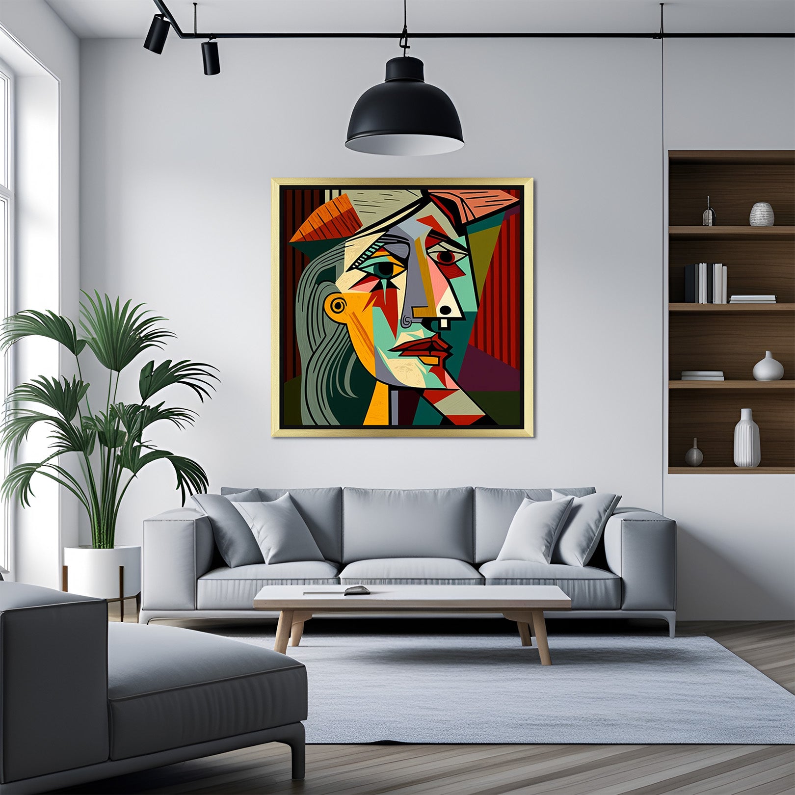 Dynamic Expressions: Bold Abstract Wall Art for Modern Spaces - (ABS -136)