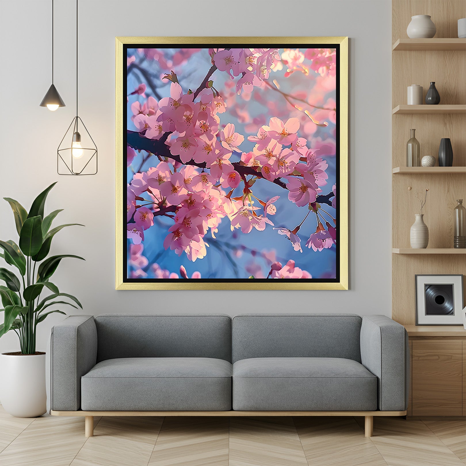 Nature’s Canvas: Elegant Floral Wall Art for Modern Homes - (FLO - 124)